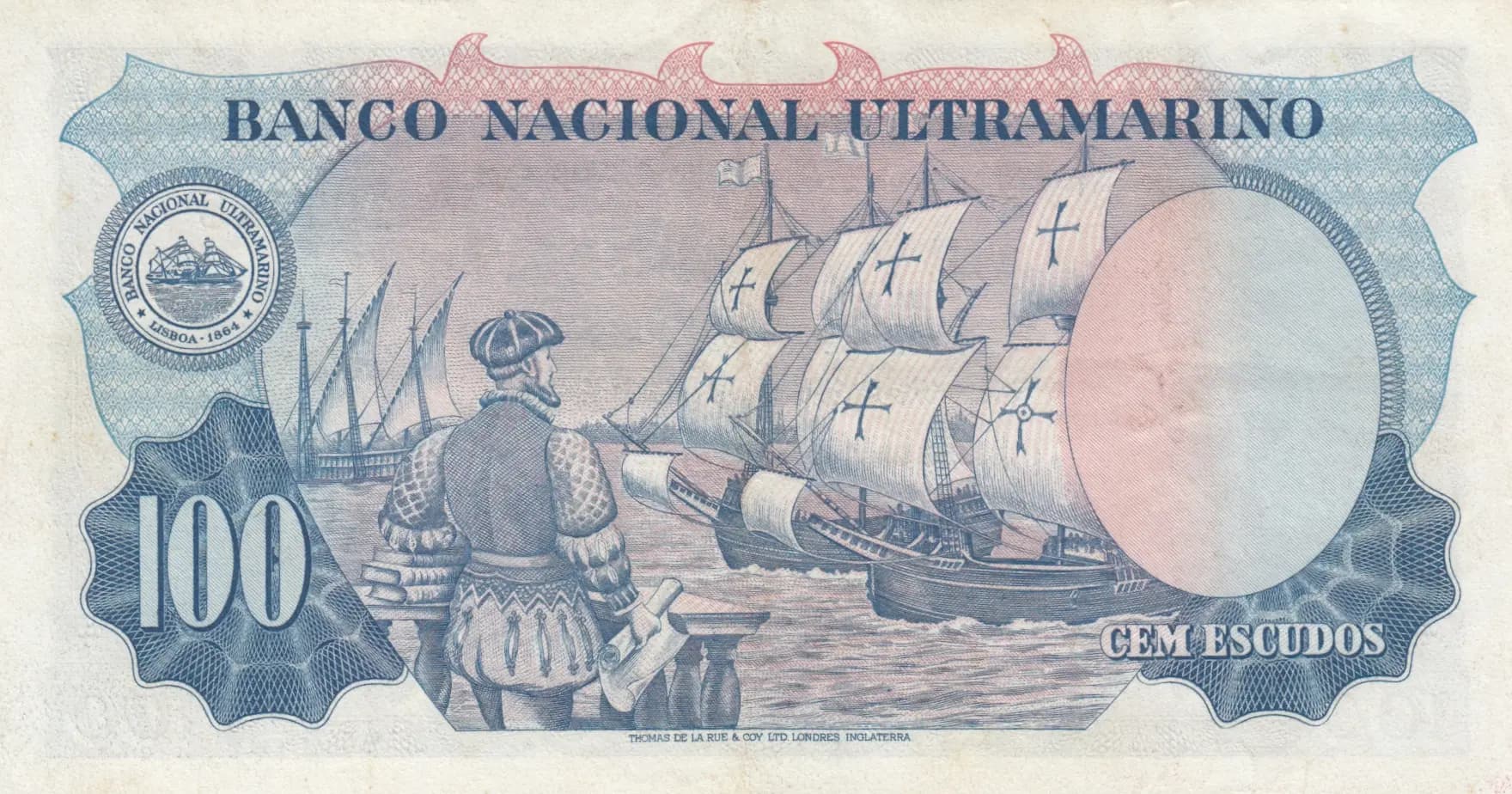 100 escudos 1959 from Portuguese India, P-43 (1959) — image 2