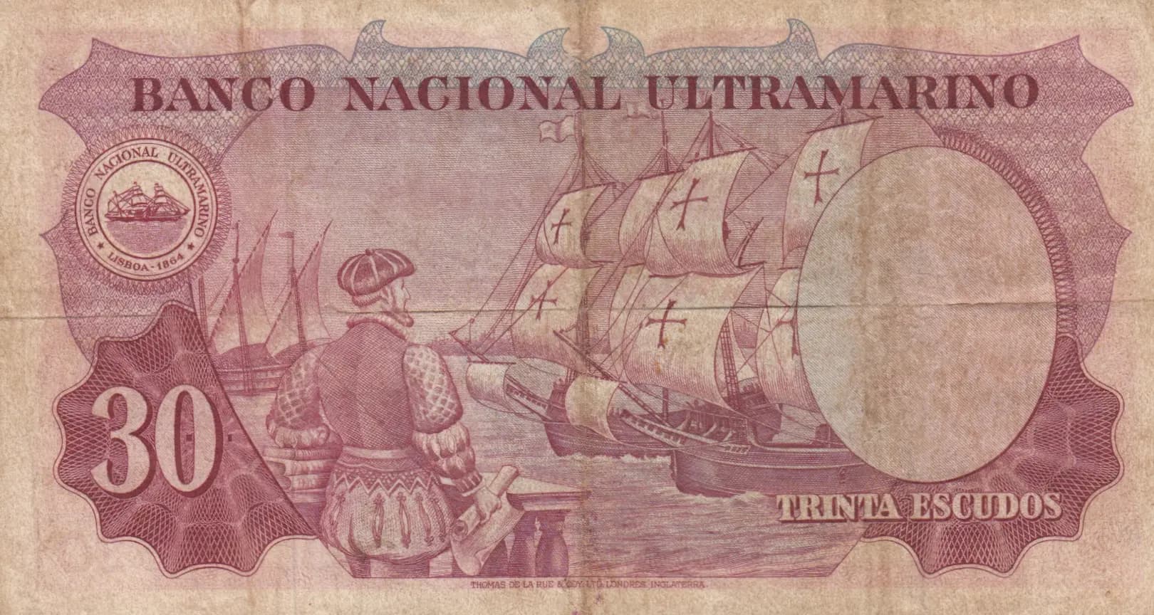 30 escudos 1959 from Portuguese India, P-41 (1959) — image 2