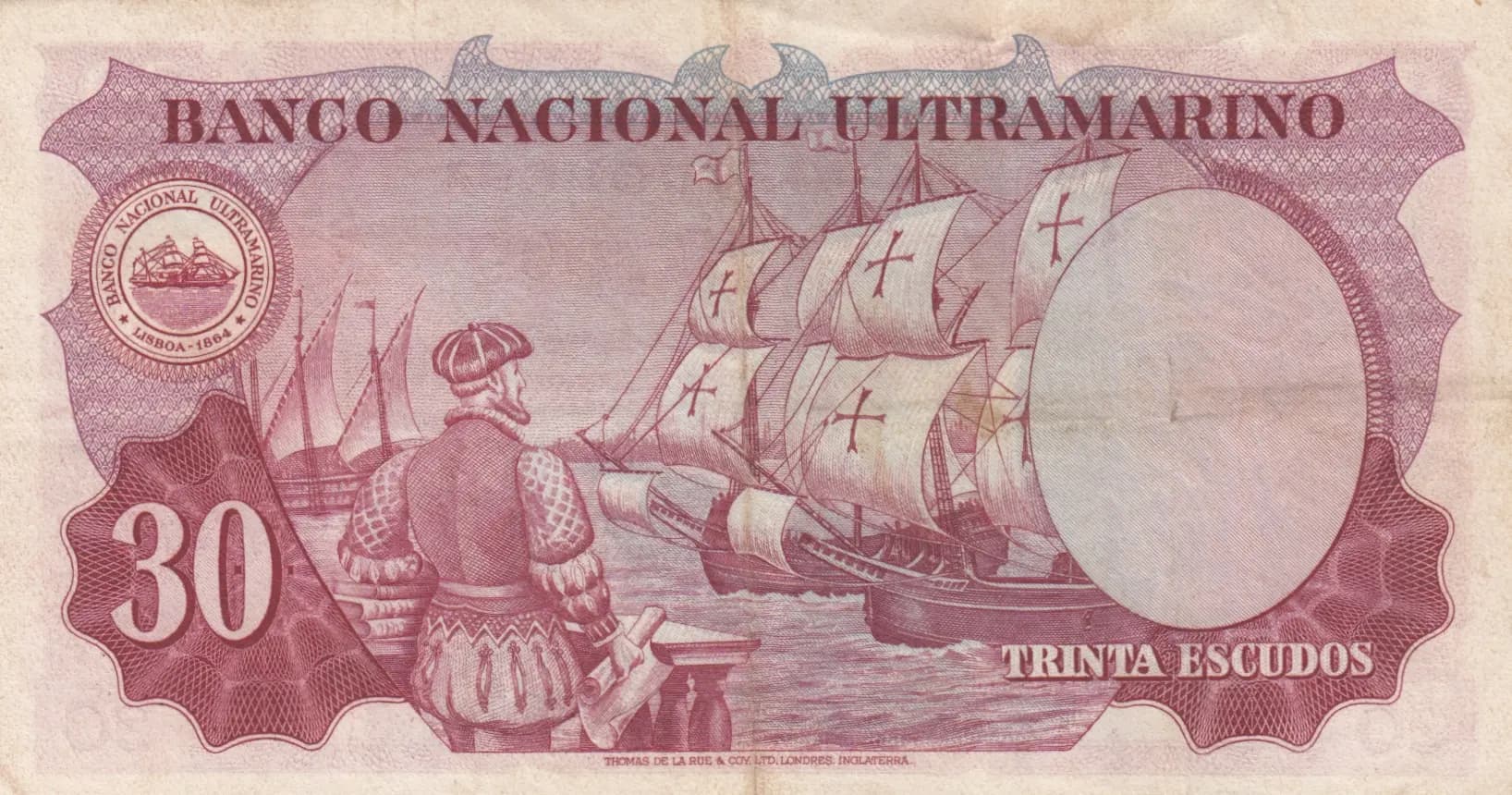30 escudos 1959 from Portuguese India, P-41 (1959) — image 2