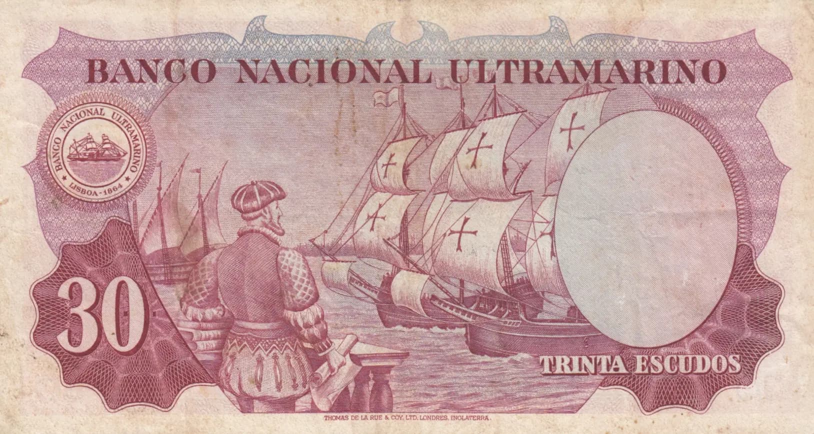 30 escudos 1959 from Portuguese India, P-41 (1959) — image 2