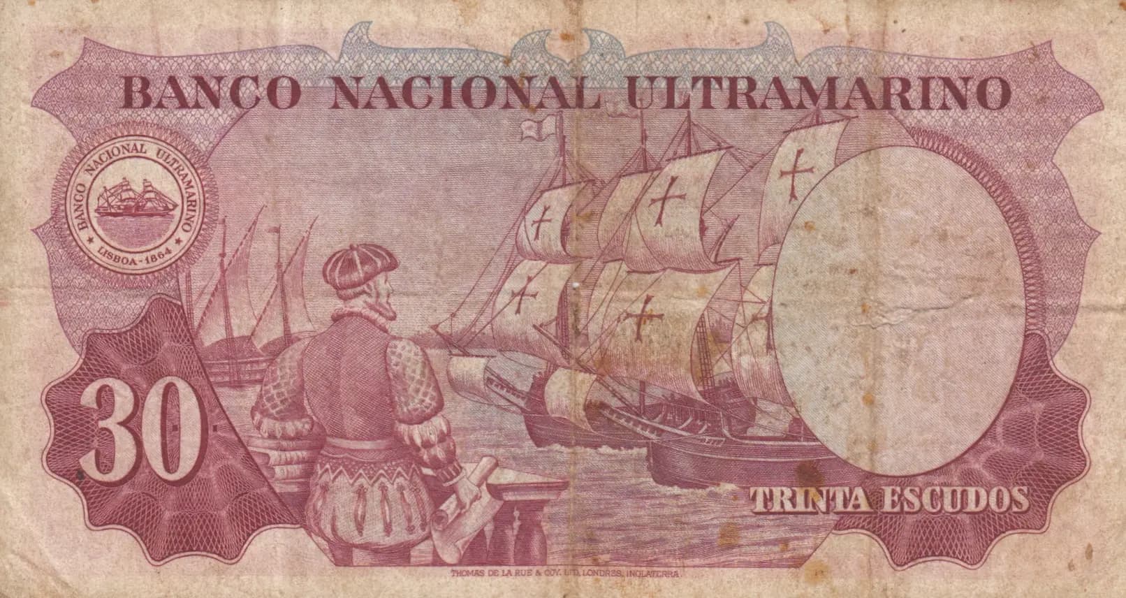 30 escudos 1959 from Portuguese India, P-41 (1959) — image 2