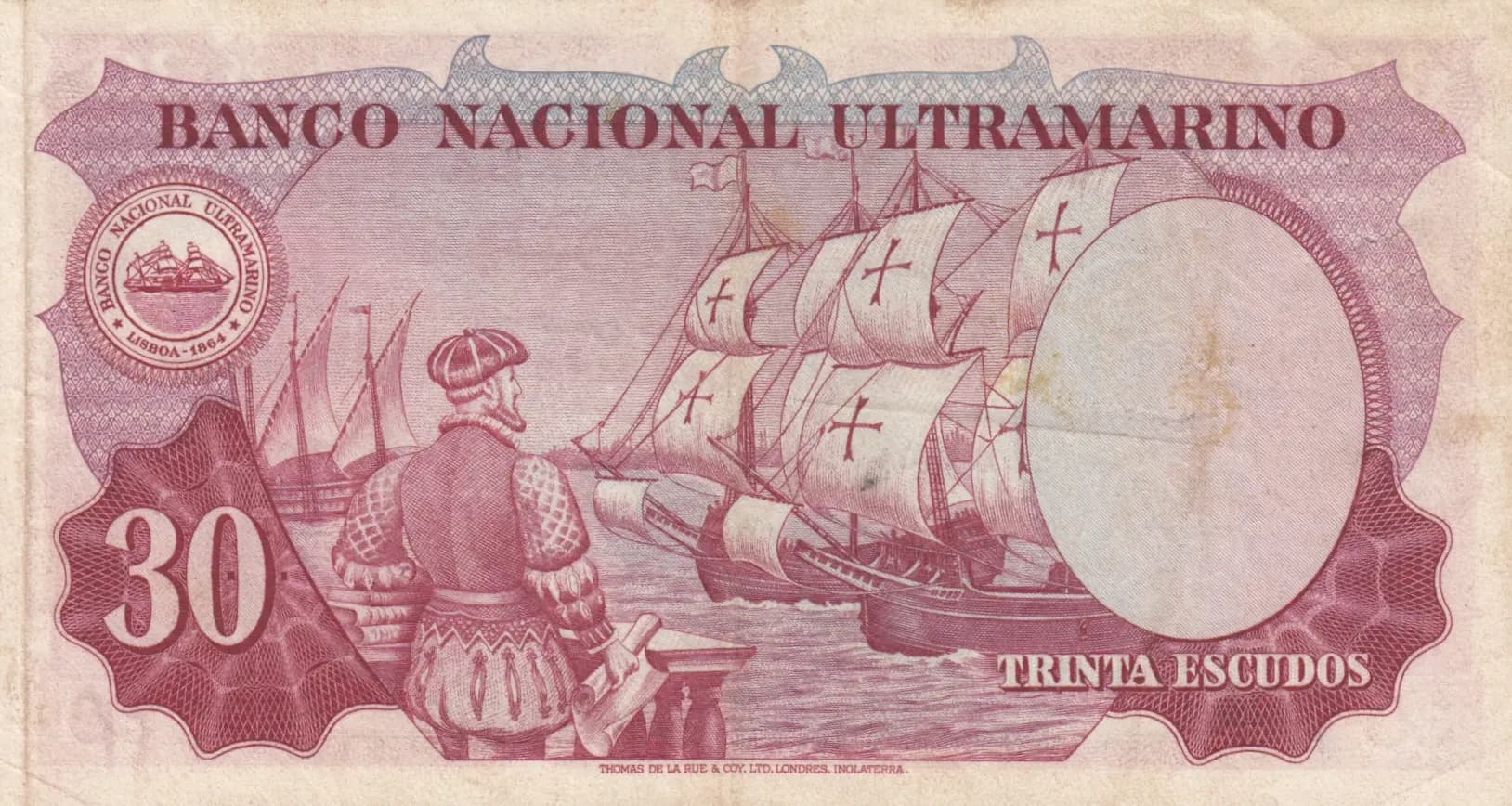 30 escudos 1959 from Portuguese India, P-41 (1959) — image 2