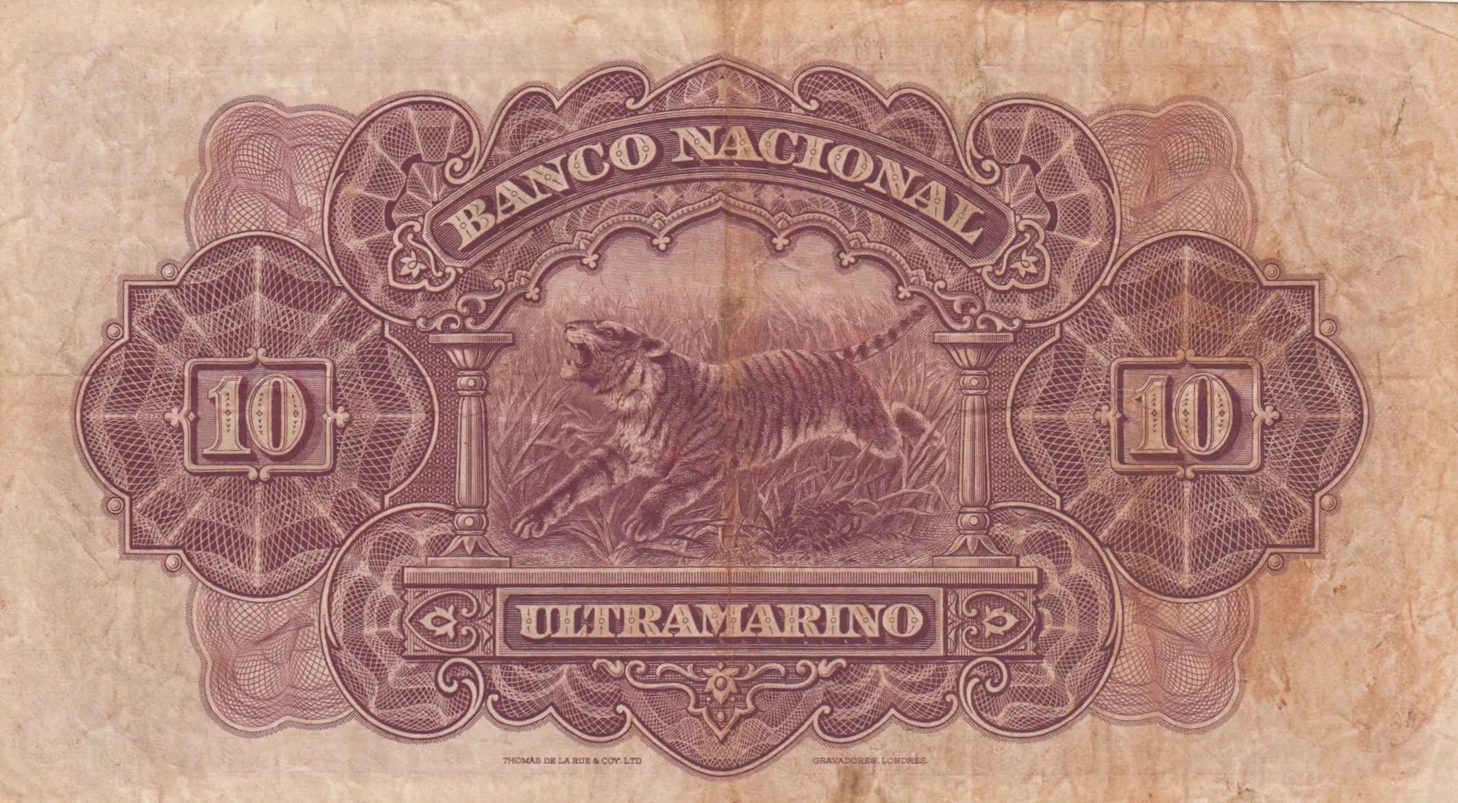 10 rupias 1938 from Portuguese India, P-32 (1938) — image 2