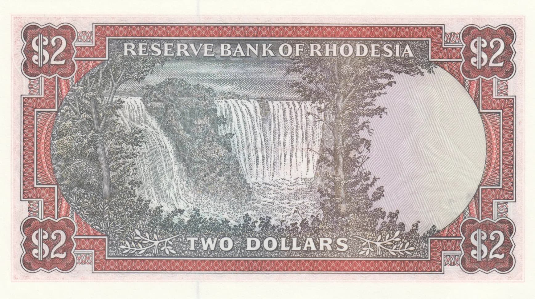 2 dollars 1979 from Rhodesia, P-39 (1979) — image 2
