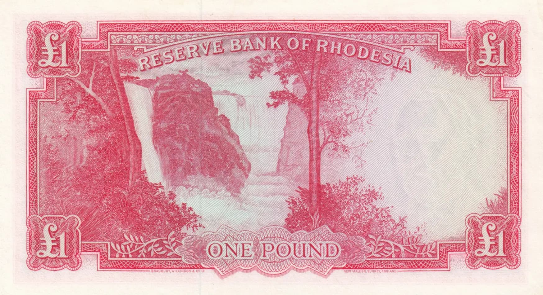 1 pound 1964 from Rhodesia, P-25 (1964) — image 2
