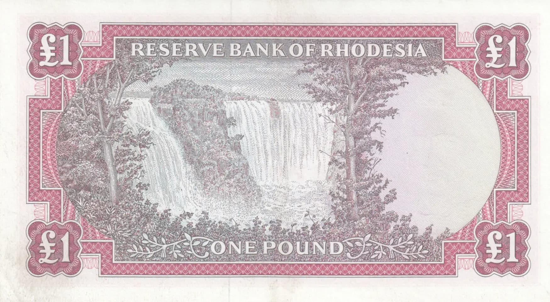 1 pound 1966 from Rhodesia, P-28a (1966) — image 2