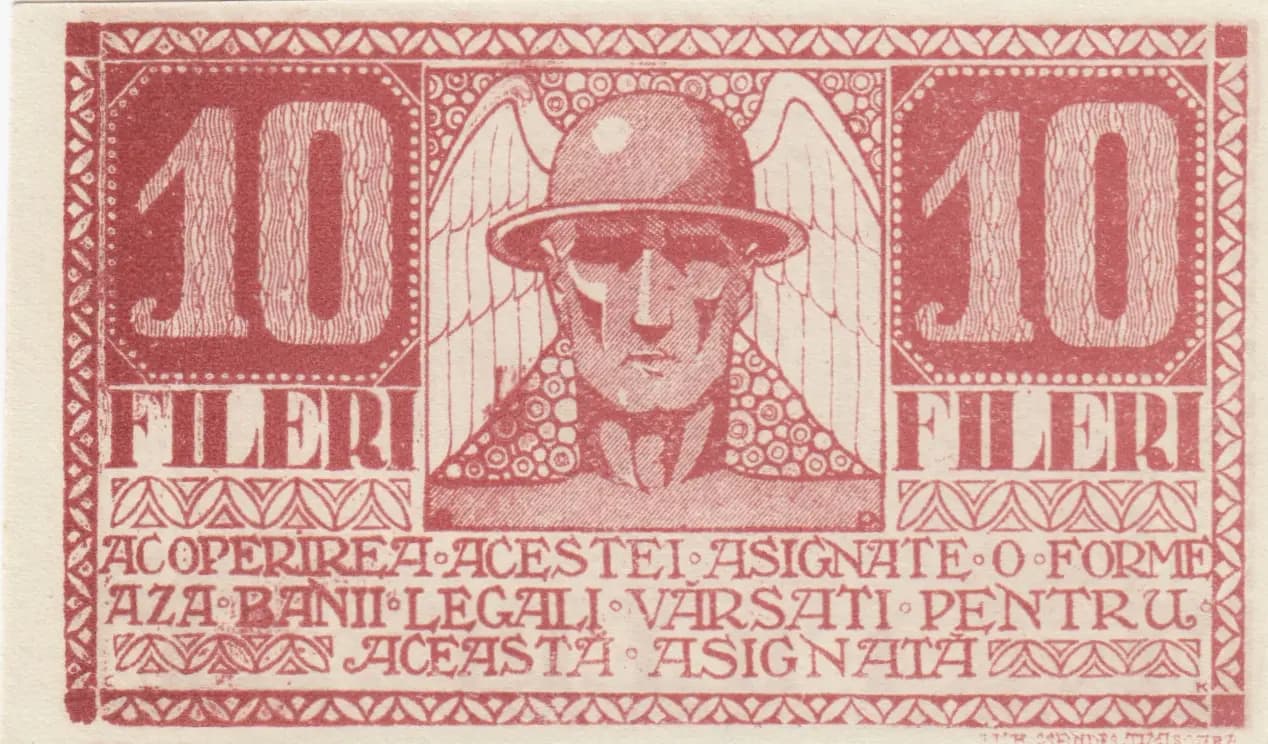10 filer 1919 from Romania, P-unlisted