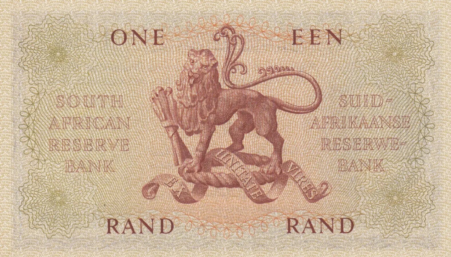 1 rand 1961 from South Africa, P-102a (1961) — image 2