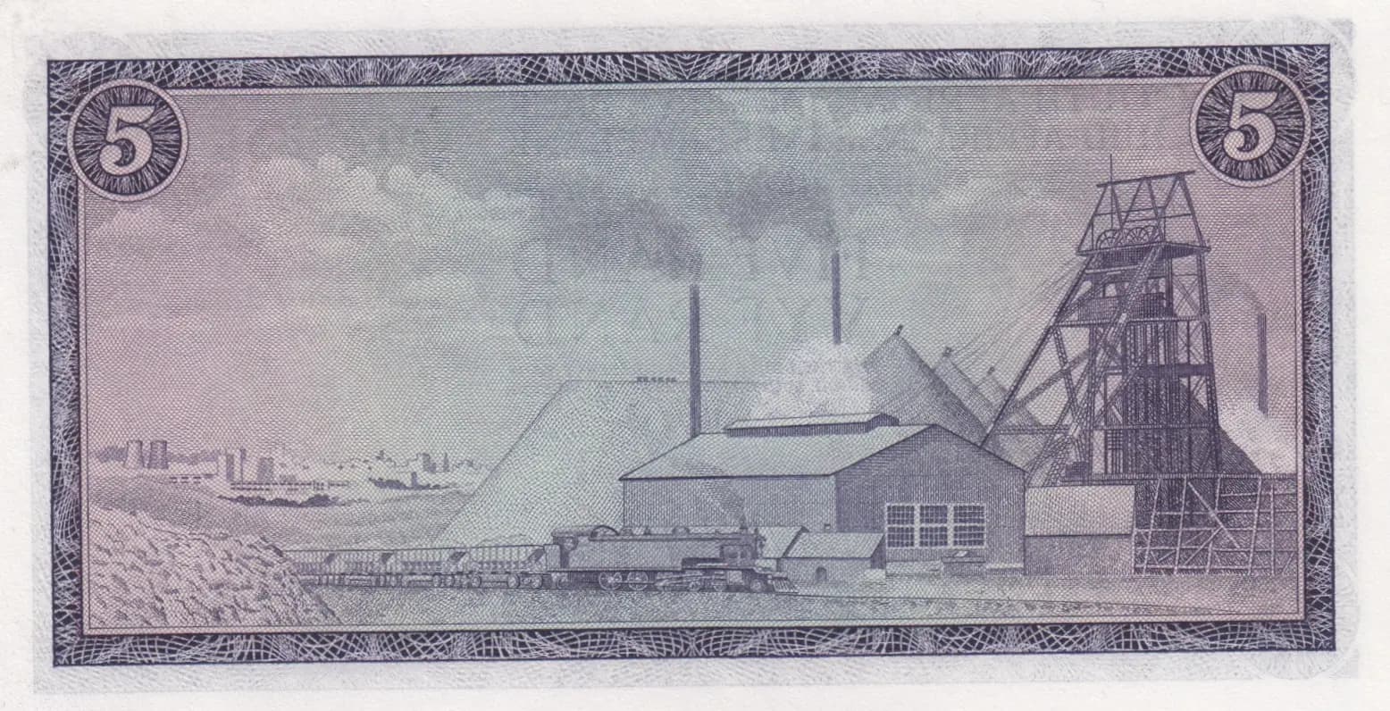 5 rand 1966 from South Africa, P-111b (1966) — image 2