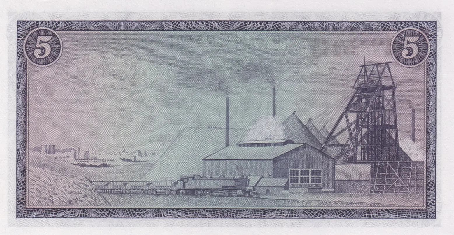 5 rand 1966 from South Africa, P-112b (1966) — image 2