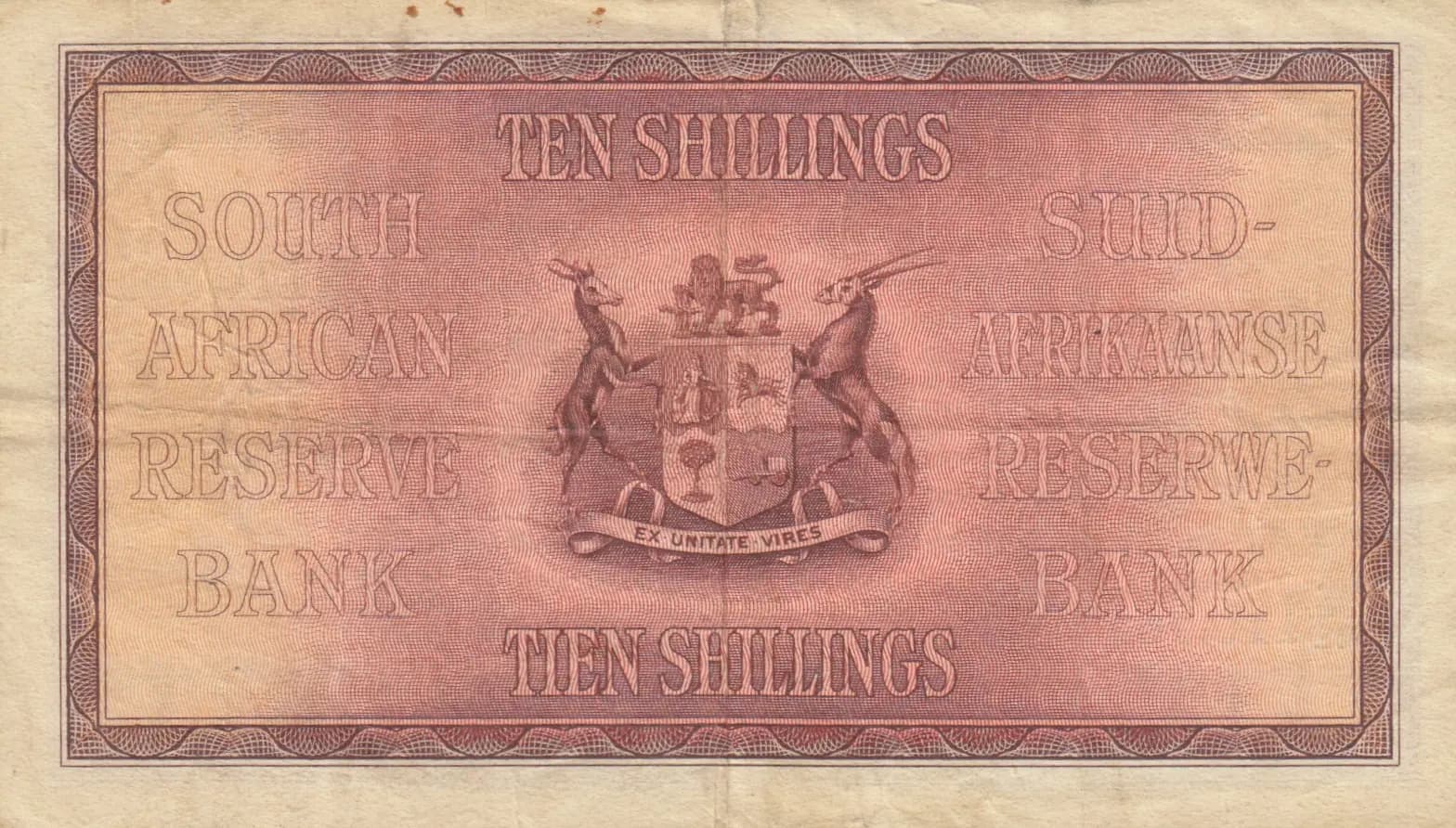10 shillings 1940 from South Africa, P-82d (1940) — image 2