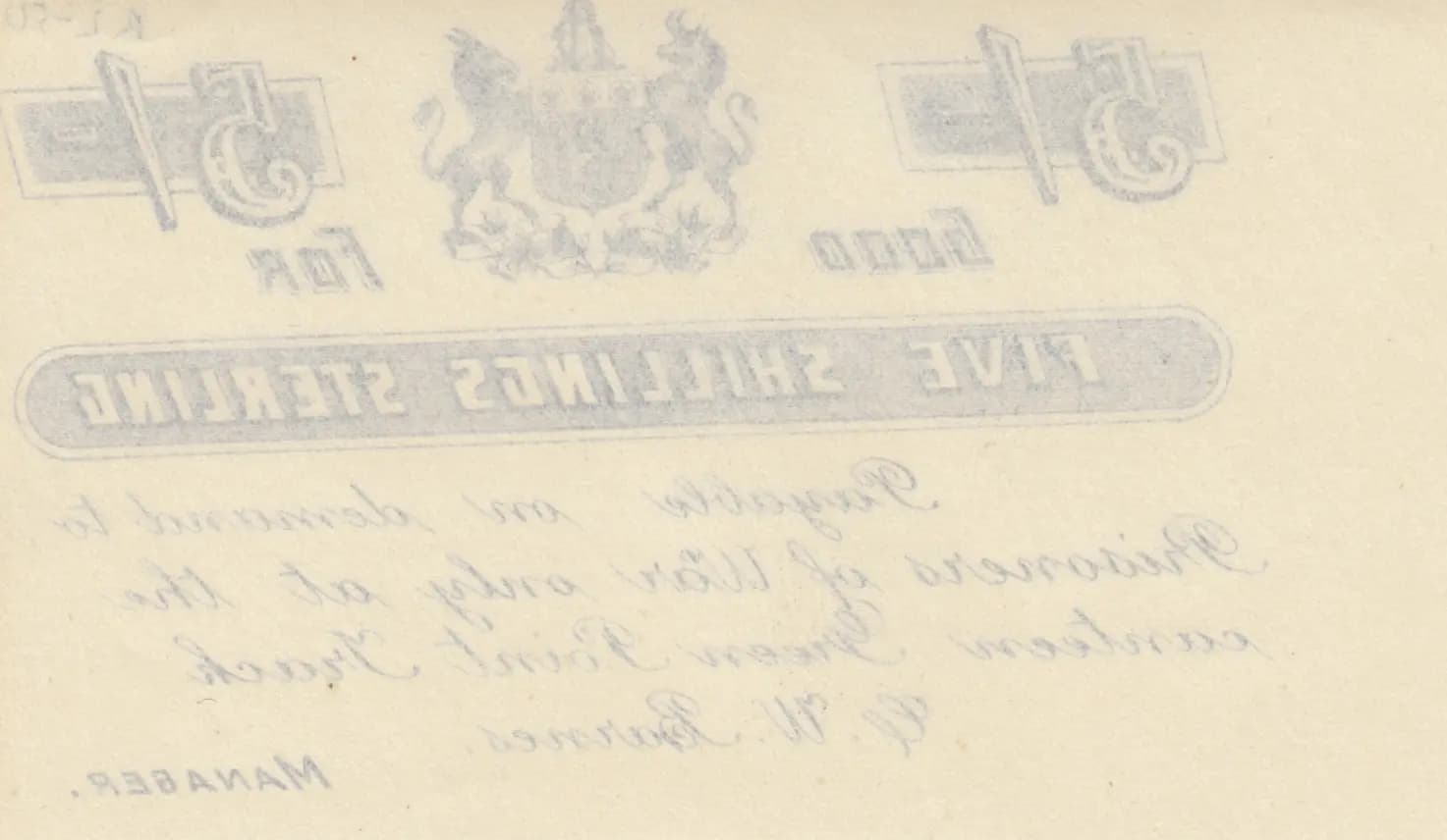 5 shillings sterling from South Africa, P-unlisted () — image 2