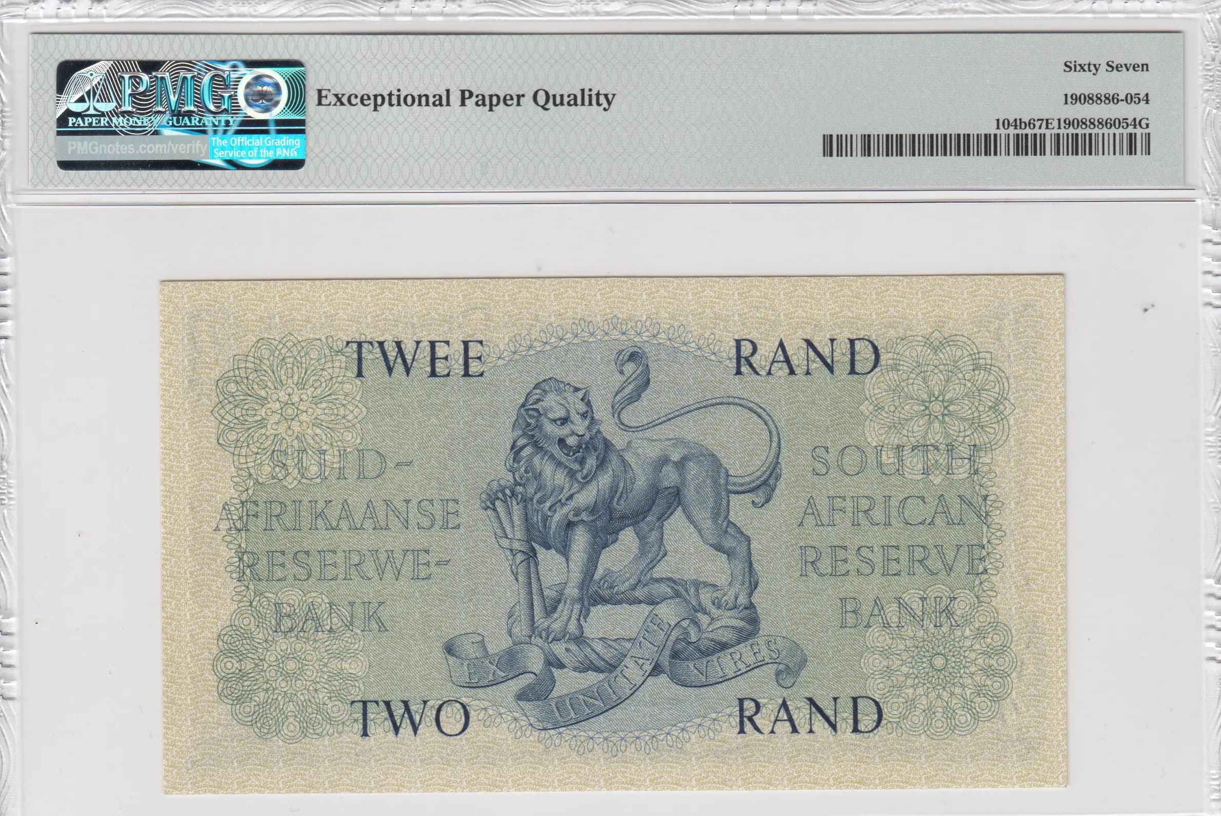 2 rand 1961 from South Africa, P-104b (1961) — image 2