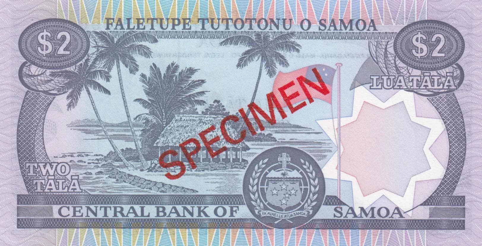 2 tala 1985 from Western Samoa, P-25 (1985) — image 2