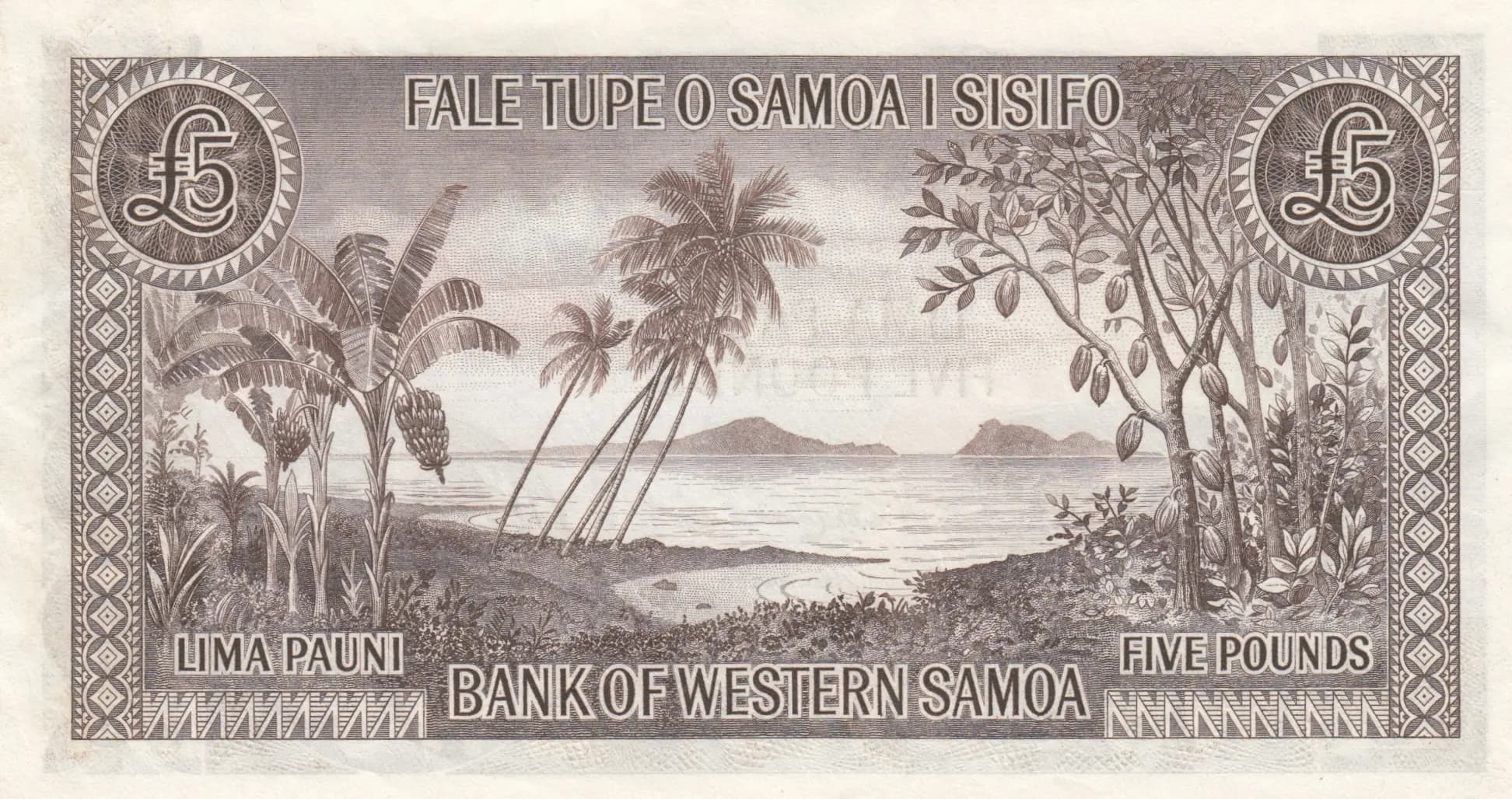 5 pounds 1963 from Western Samoa, P-15a (1963) — image 2