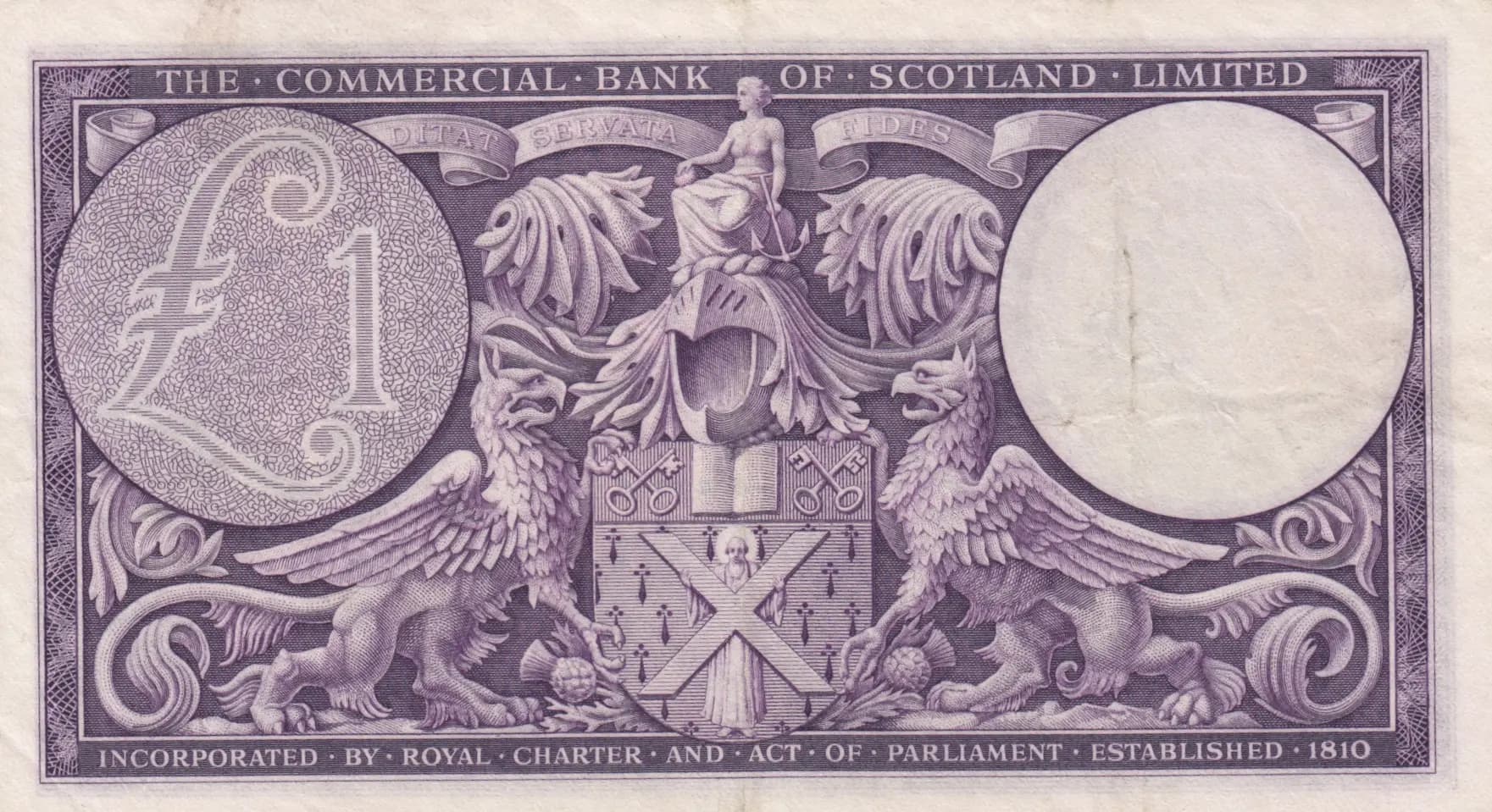 1 pound 1952 from Scotland, P-S332 (1952) — image 2