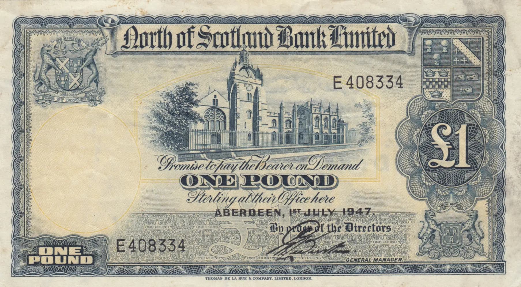 1 pound 1947 from Scotland, P-S644