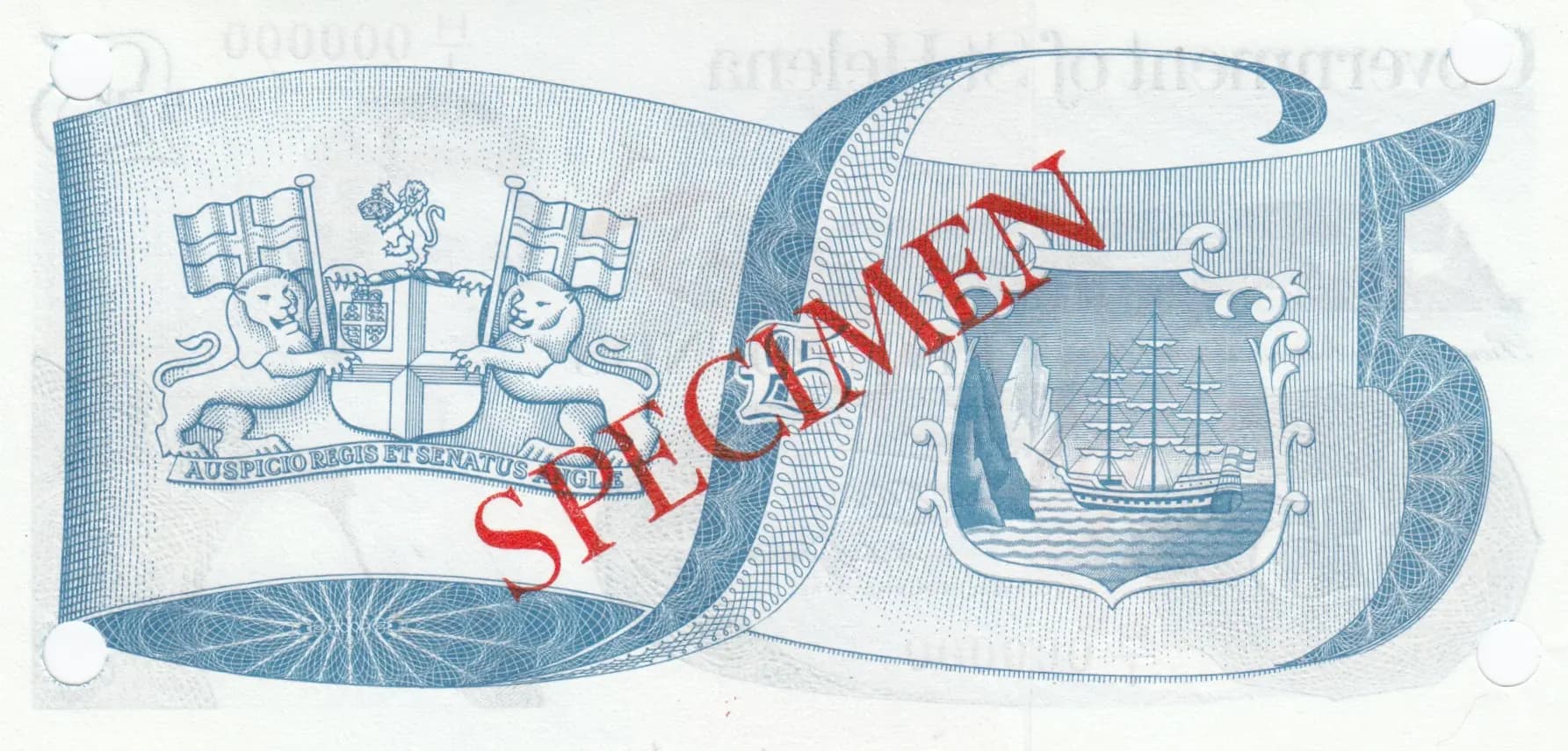 5 pounds 1976 specimen from Saint Helena, P-7s (1976) — image 2