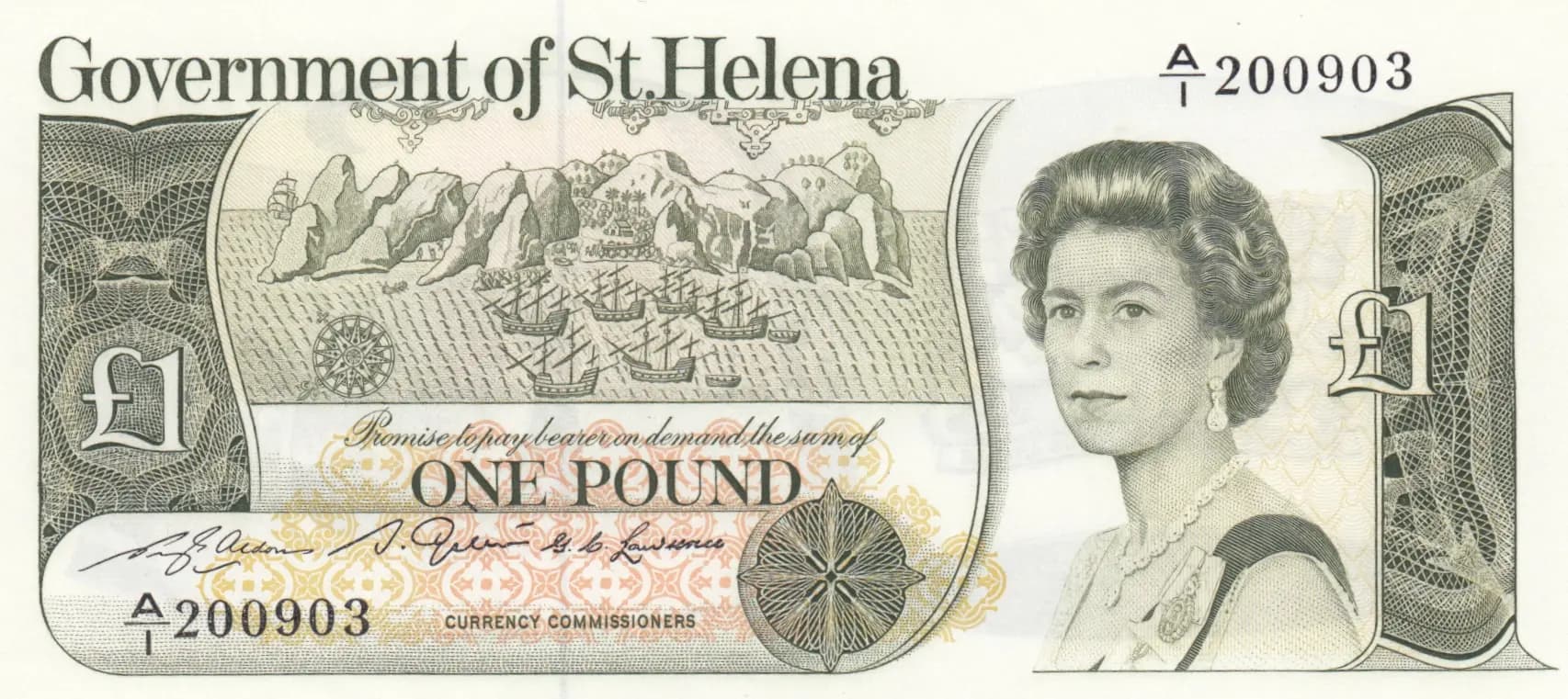 1 pound 1981 from Saint Helena, P-9 (1981) — image 1