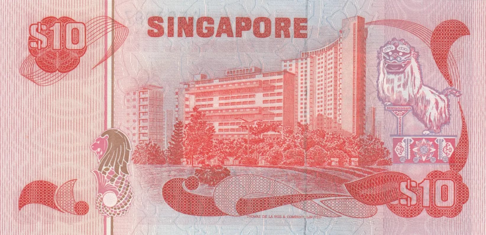10 dollars 1976 from Singapore, P-11b (1976) — image 2