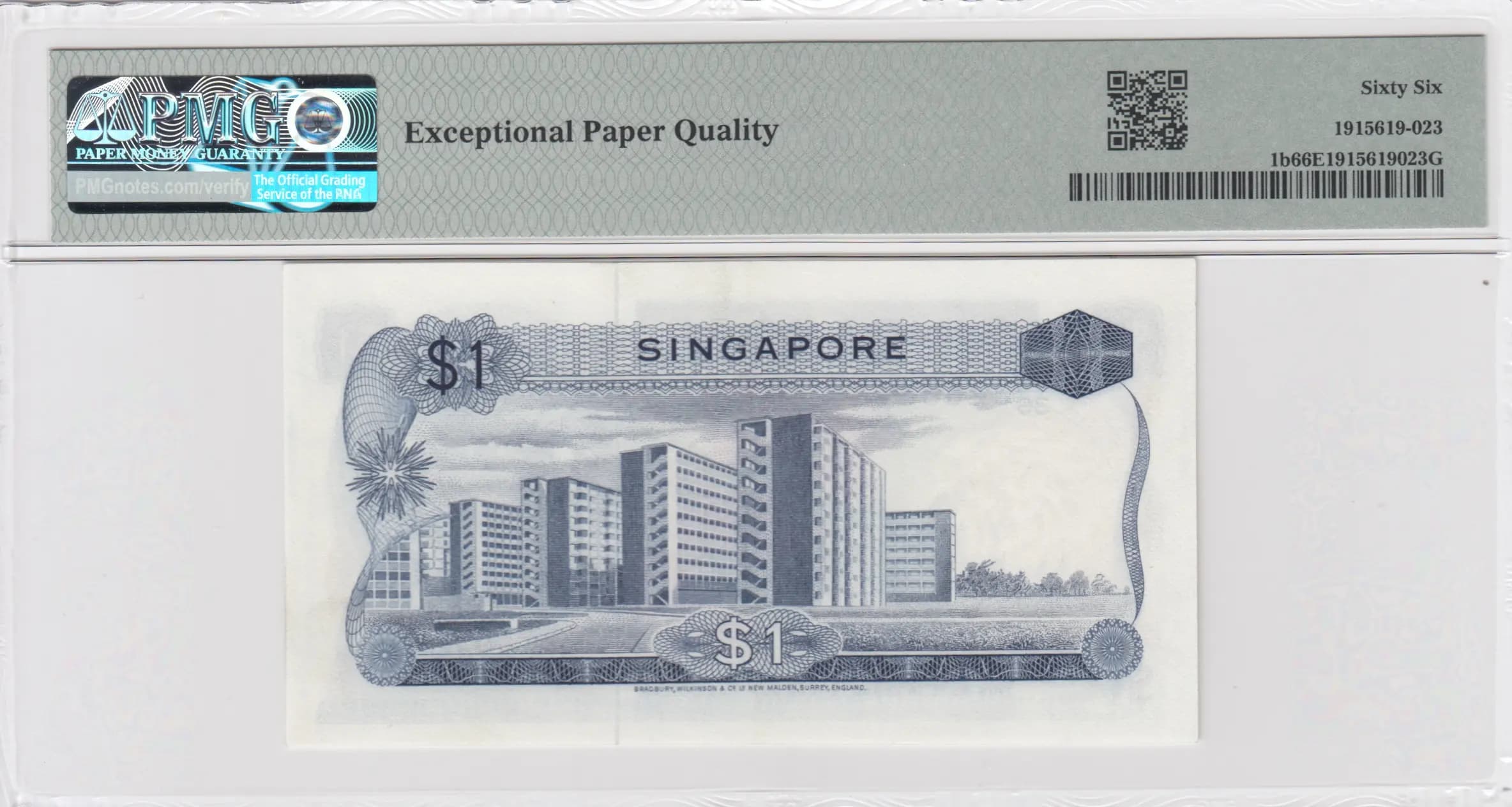 1 dollar 1970 from Singapore, P-1b (1970) — image 2