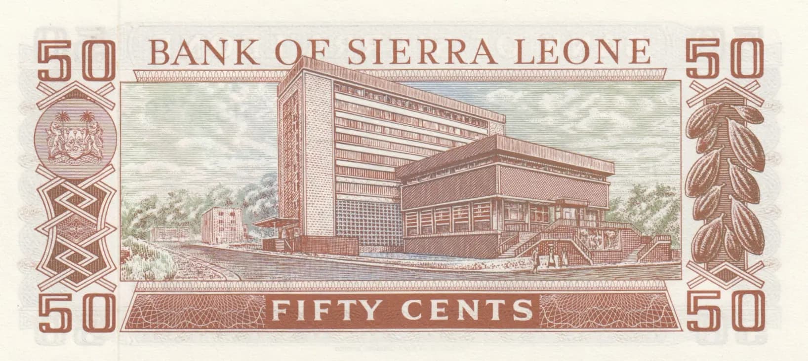 50 cents 1979 from Sierra Leone, P-4a (1979) — image 2