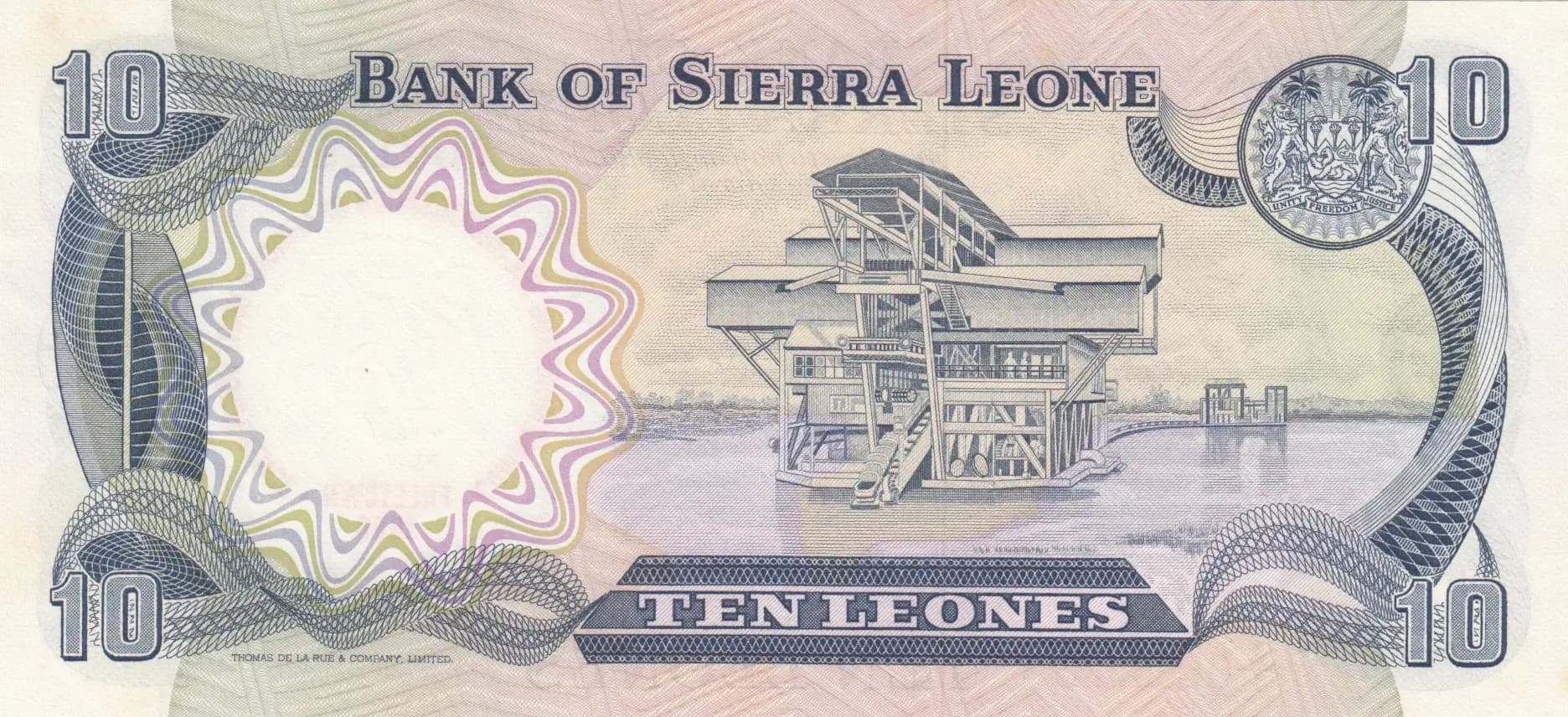 10 leones 1980 from Sierra Leone, P-13 (1980) — image 2