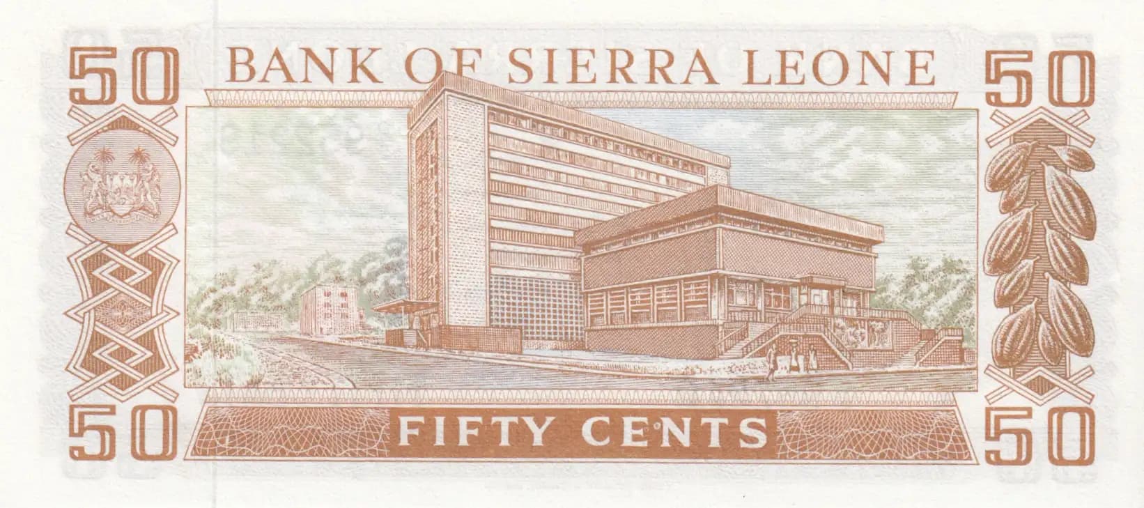 50 cents 1979 from Sierra Leone, P-4b (1979) — image 2