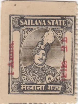 1 anna from India, Sailana, P-S431a