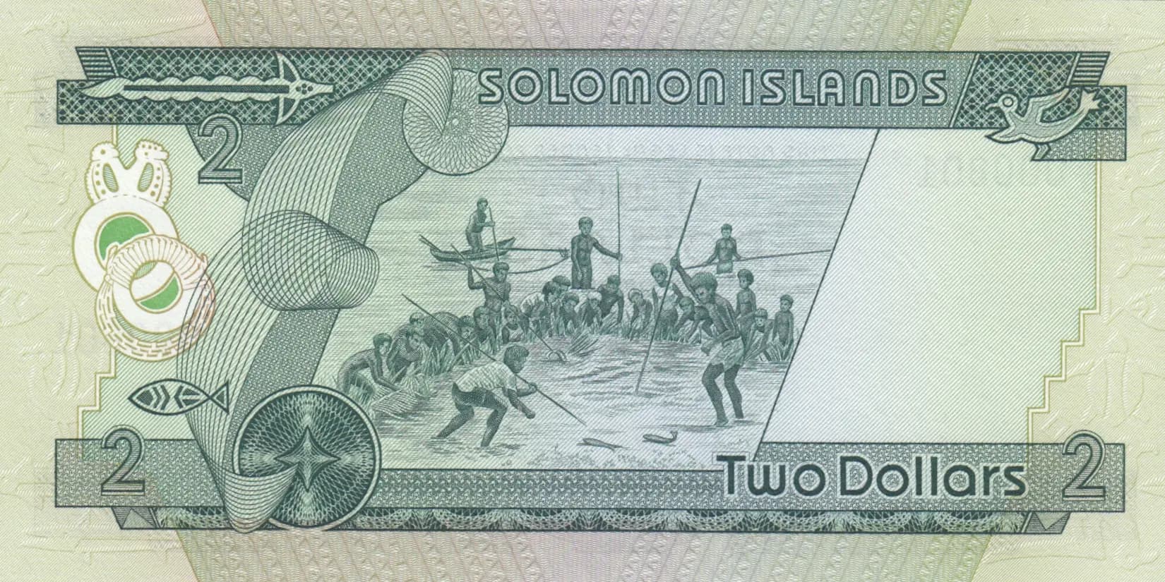 2 dollars 1977 from Solomon Islands, P-5 (1977) — image 2