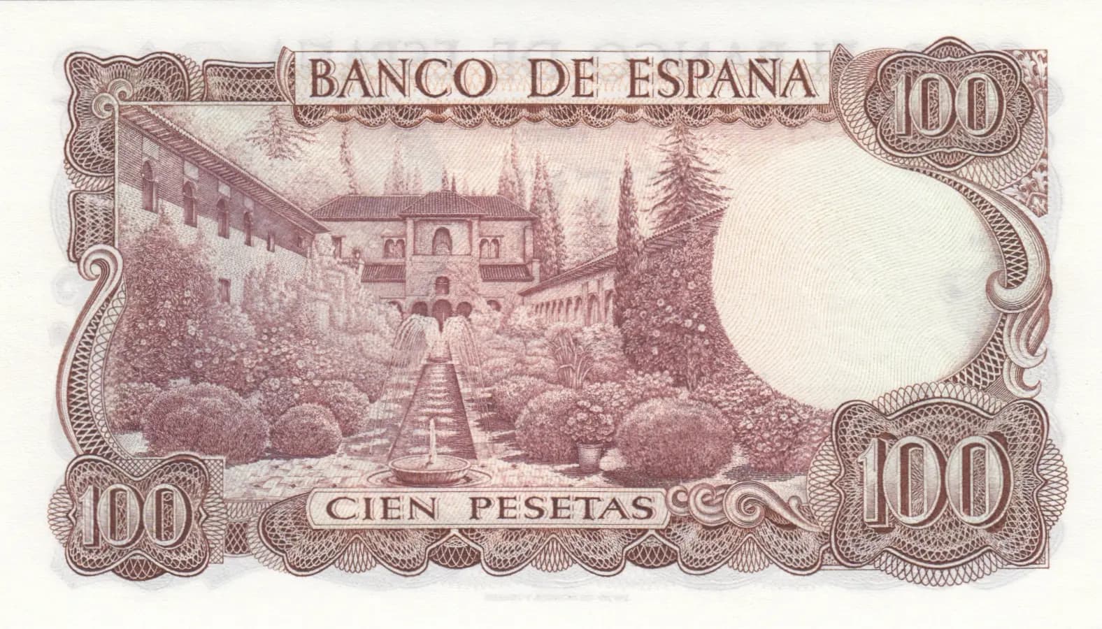 100 pesetas 1970 from Spain, P-152 (1970) — image 2