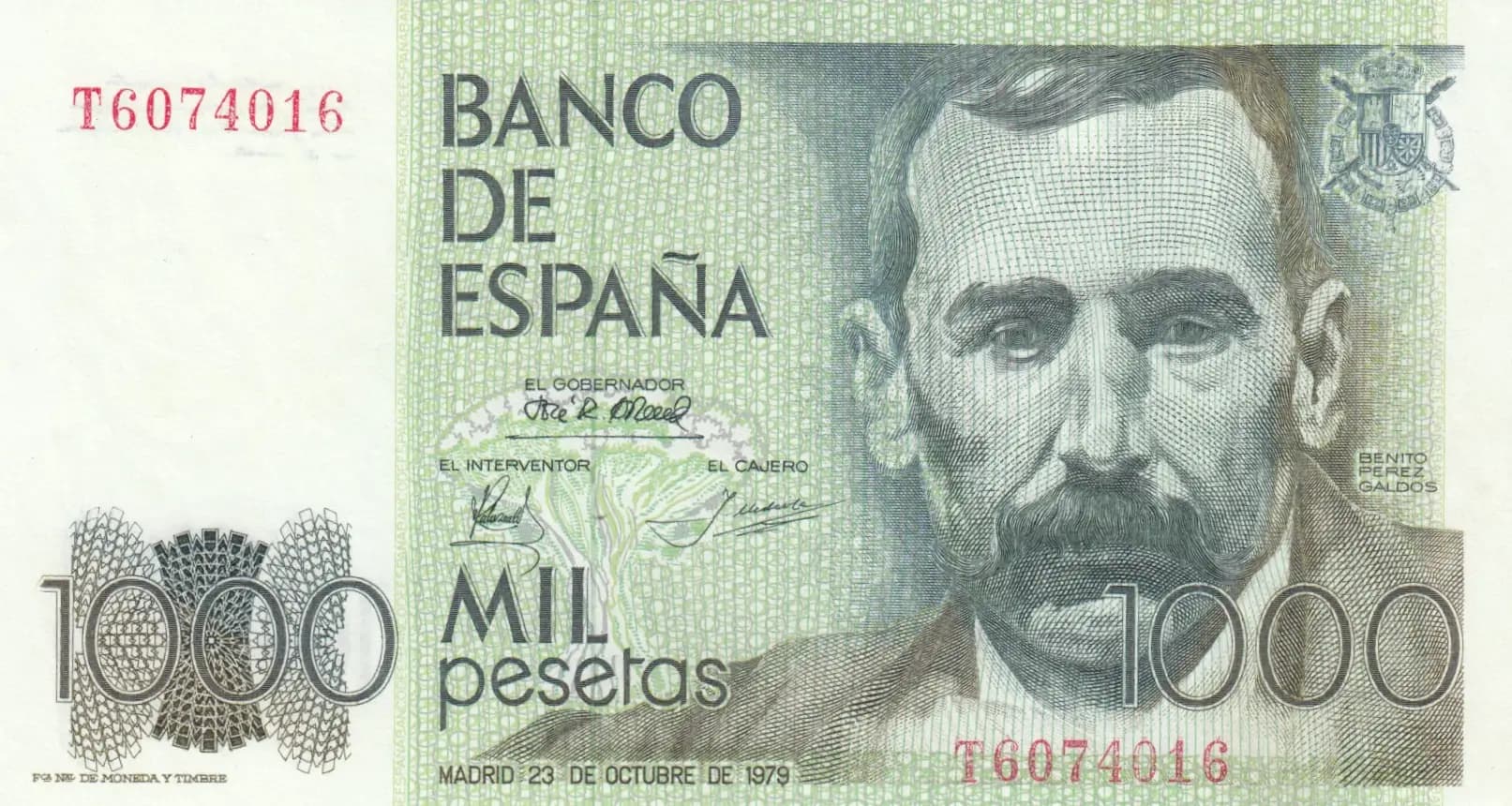 1000 pesetas 1979 from Spain, P-158 (1979) — image 1