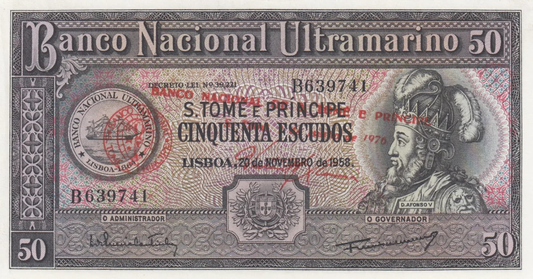 500 escudos 1976 from Saint Thomas & Prince, P-45 (1976) — image 1