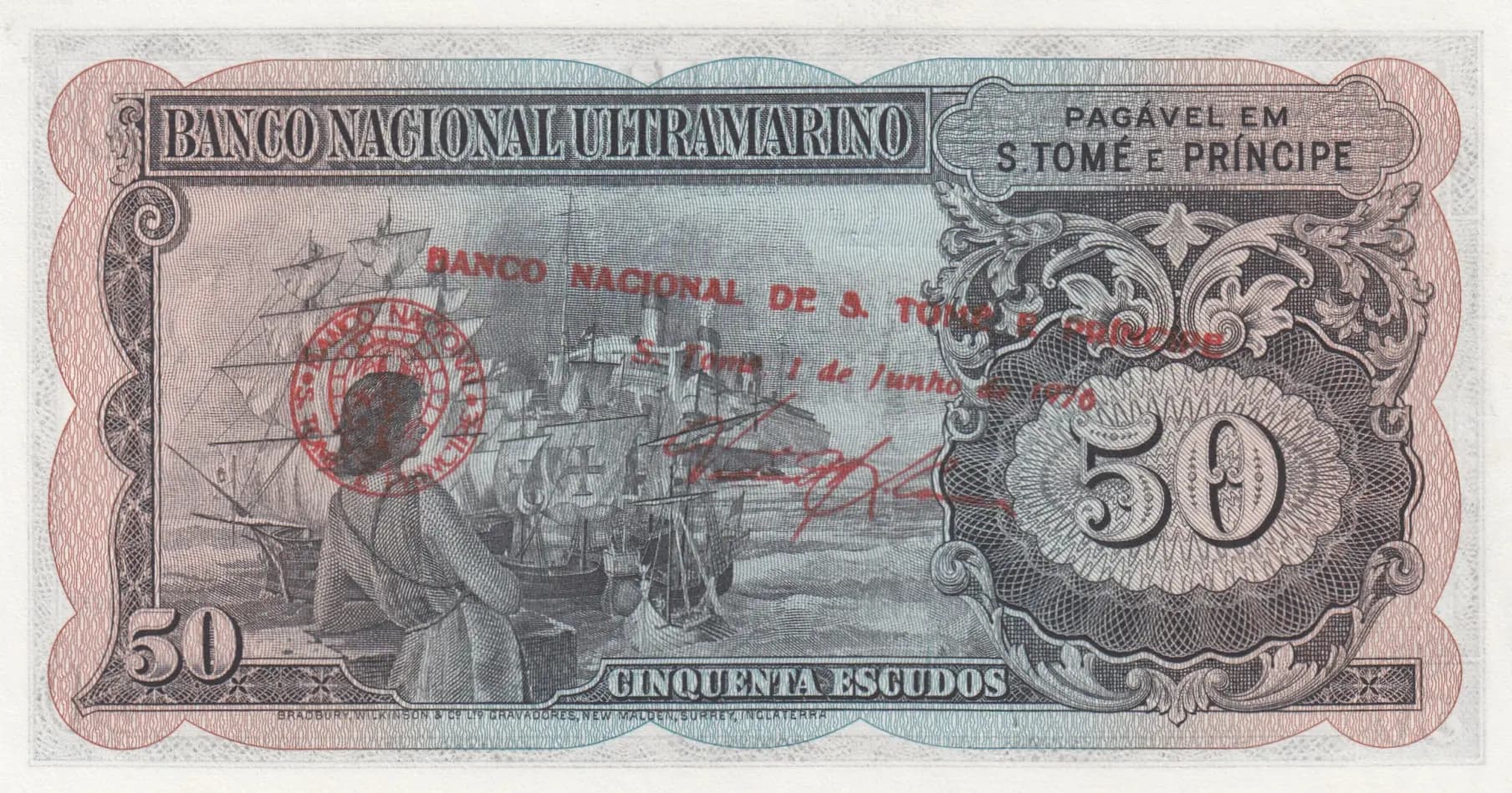 500 escudos 1976 from Saint Thomas & Prince, P-45 (1976) — image 2