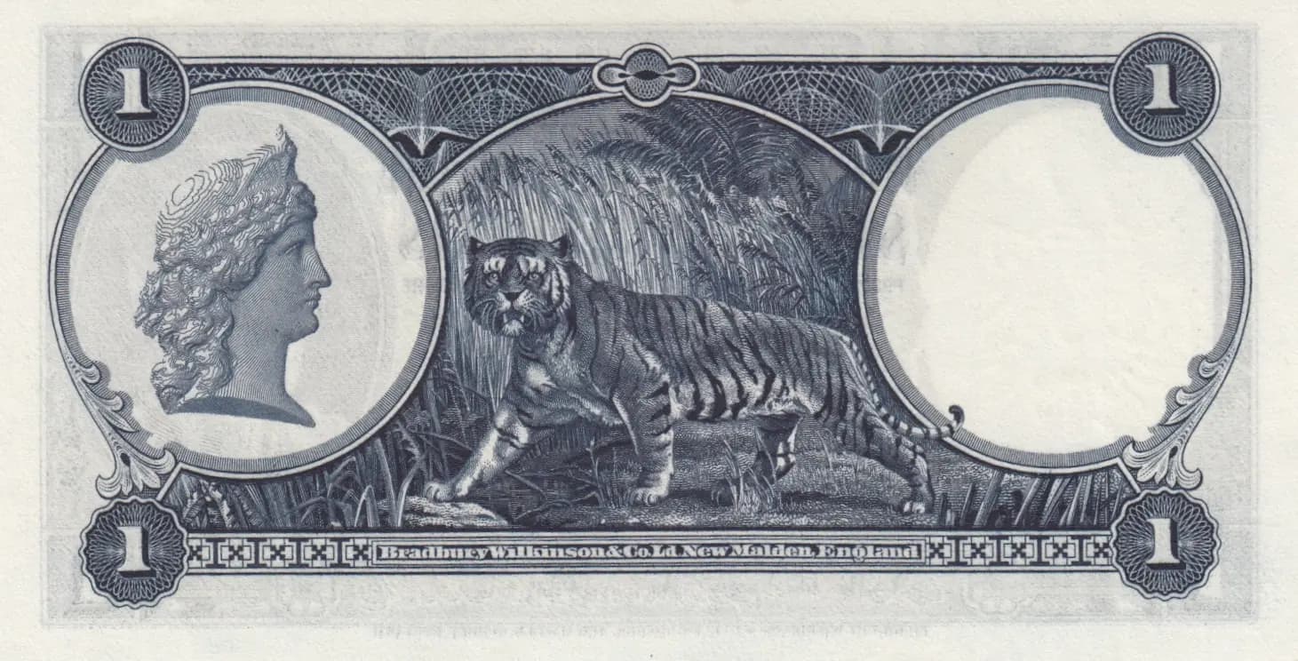 1 dollar 1935 from Straits Settlements, P-16b (1935) — image 2