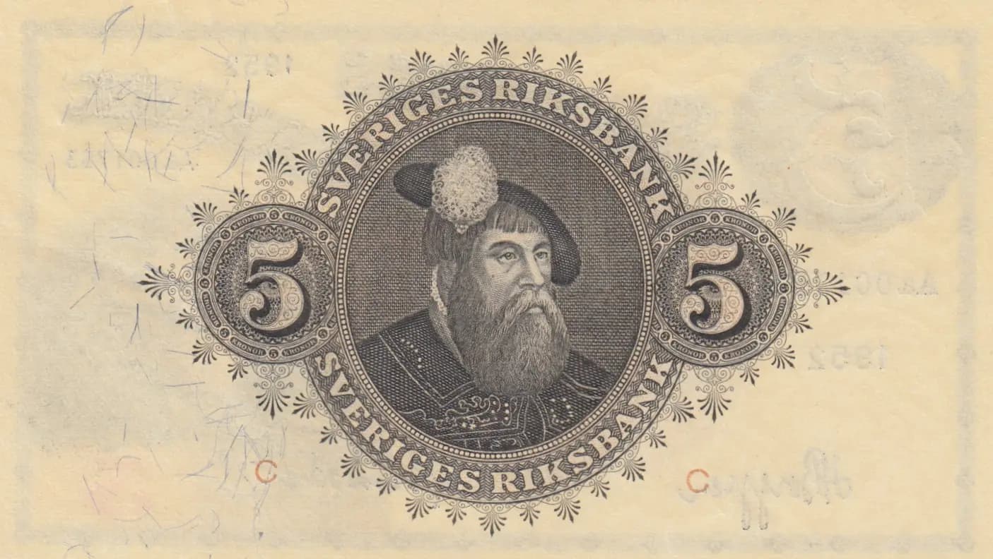 5 kronor 1952 from Sweden, P-33ai (1952) — image 2