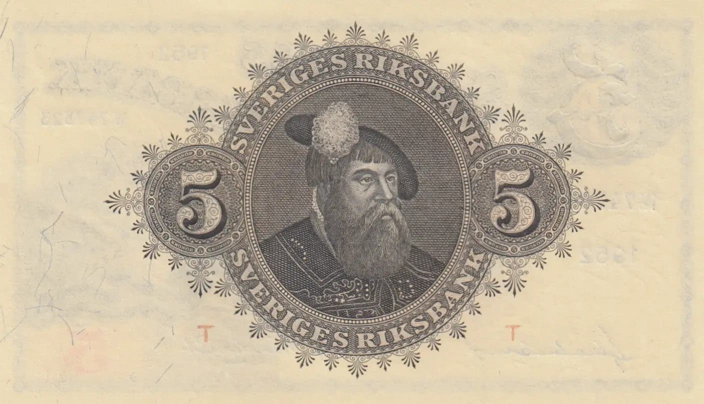 5 kronor 1952 from Sweden, P-33ai (1952) — image 2