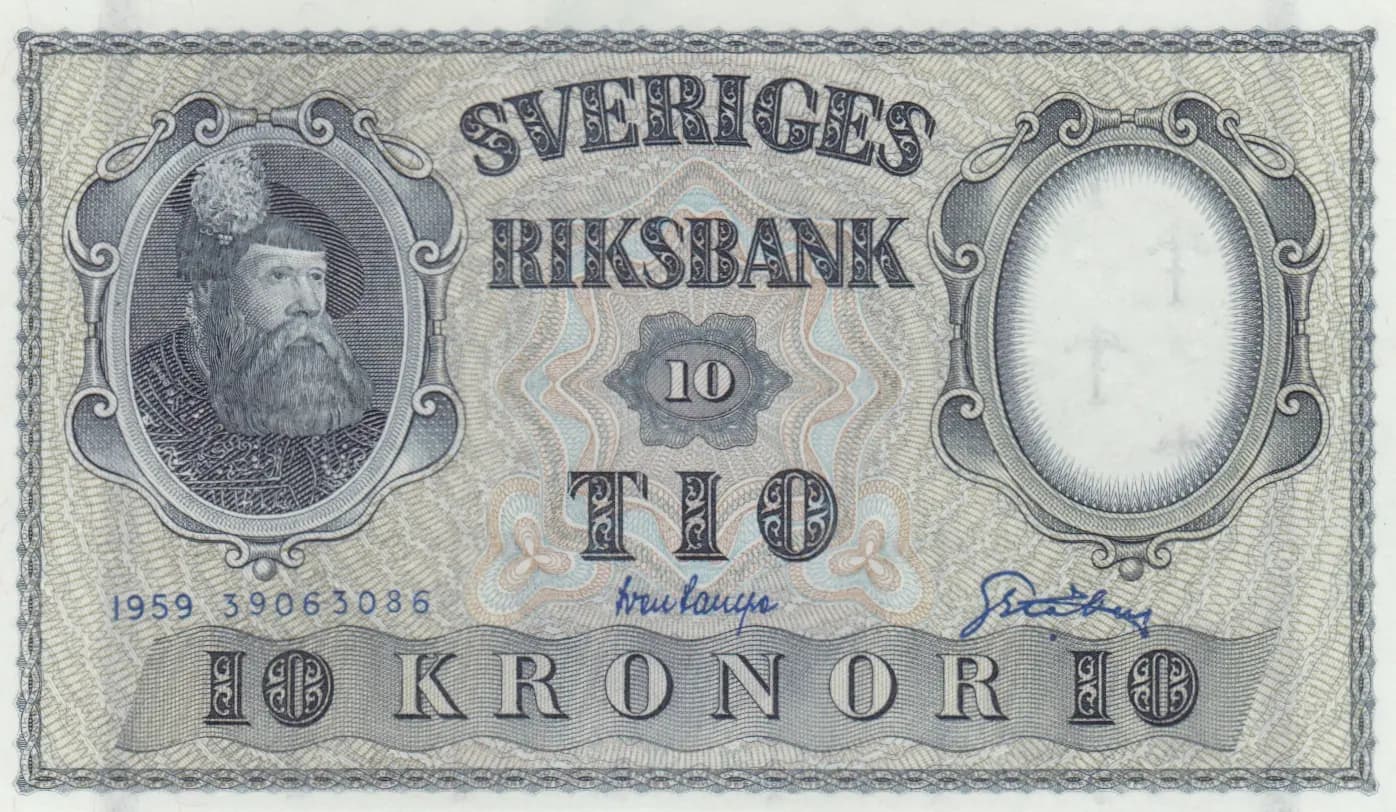 10 kronor 1959 from Sweden, P-43g (1959) — image 1