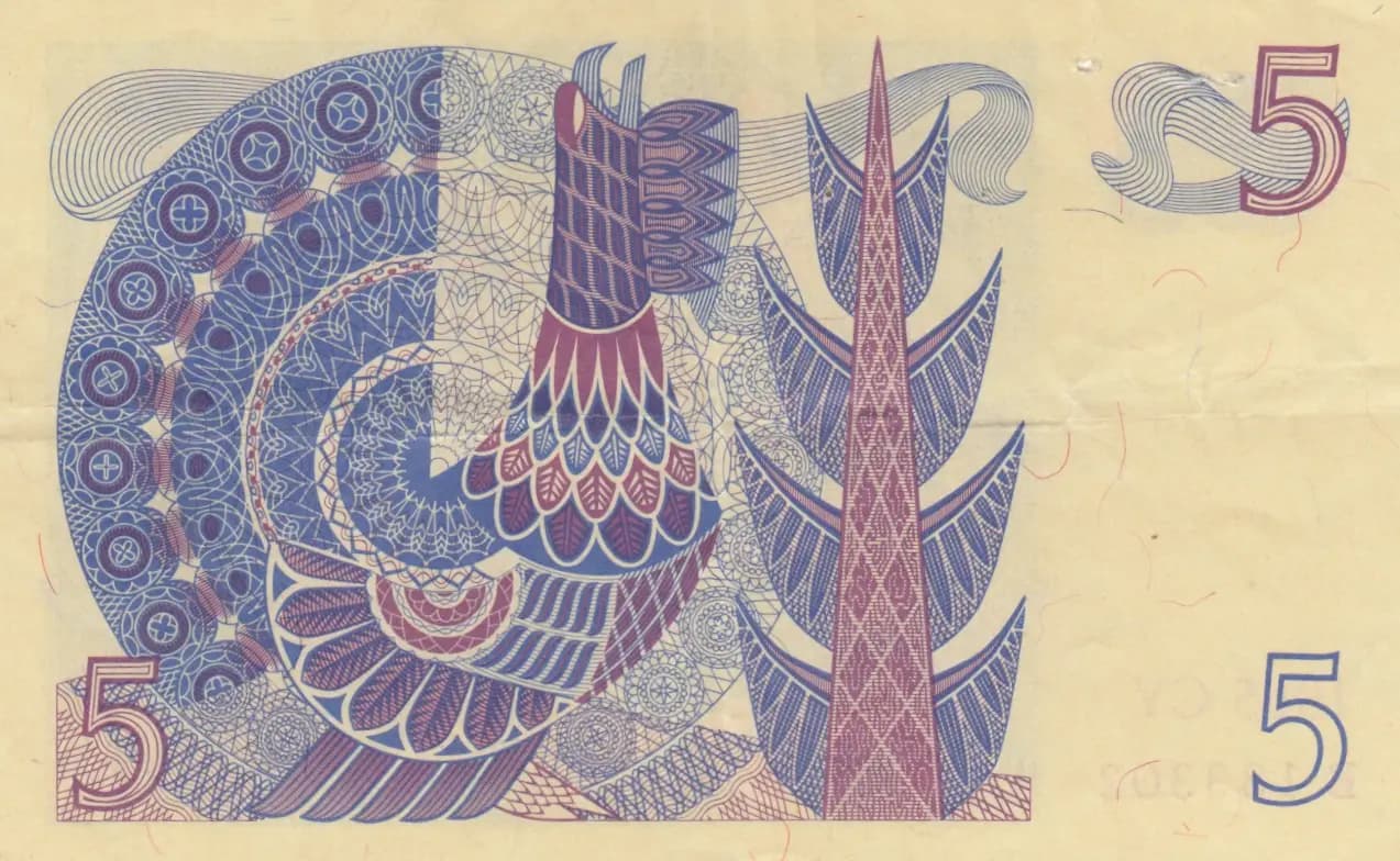 5 kronor 1965 from Sweden, P-51a (1965) — image 2