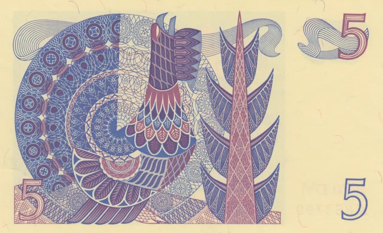 5 kronor 1970 from Sweden, P-51b (1970) — image 2