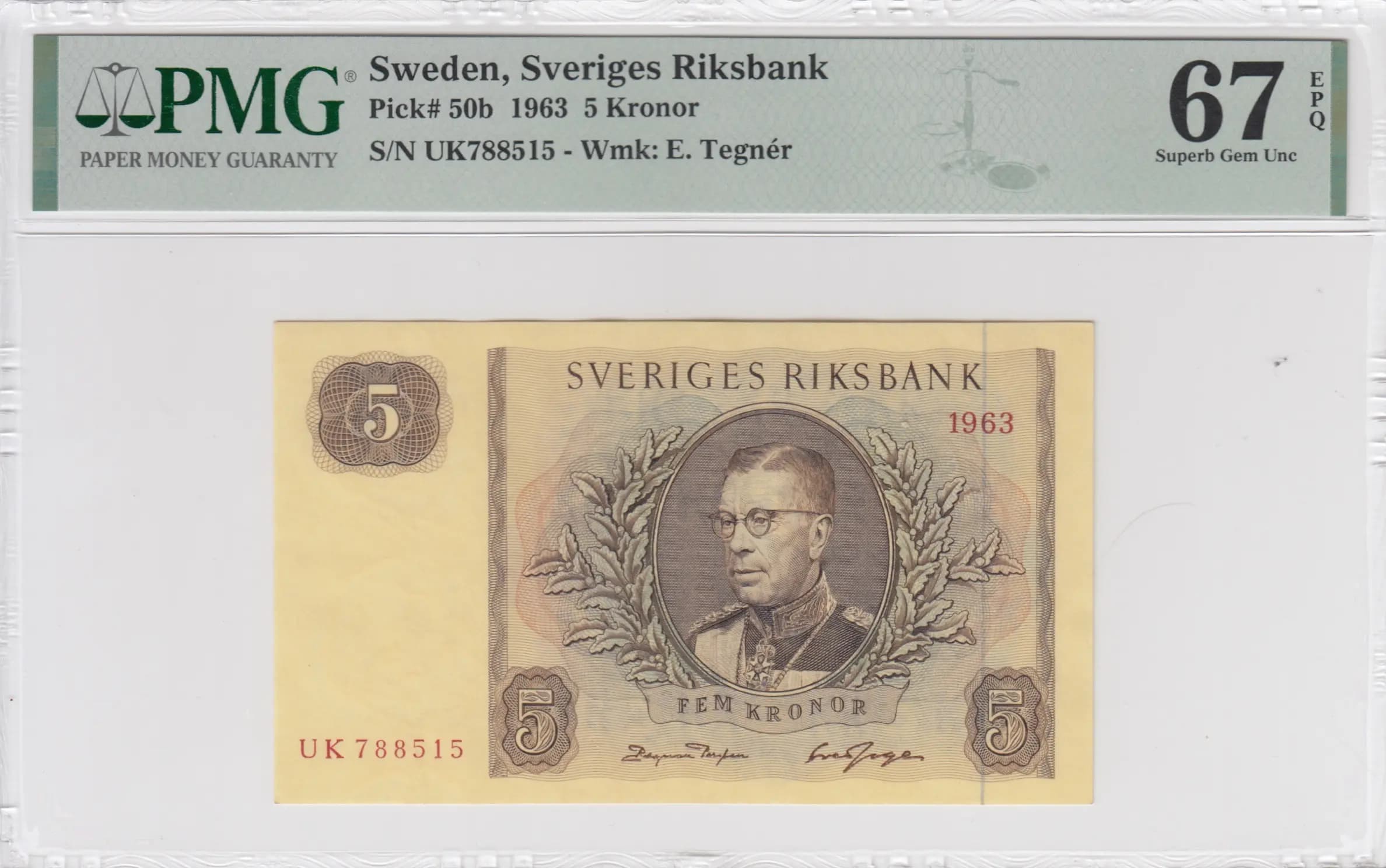 5 kronor 1963 from Sweden, P-50b (1963) — image 1