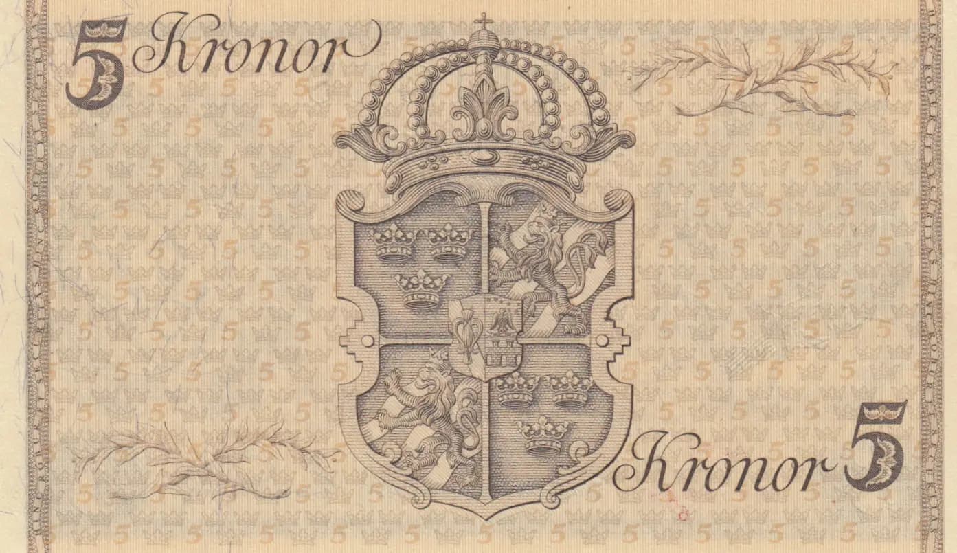 5 kronor 1948 from Sweden, P-41a (1948) — image 2