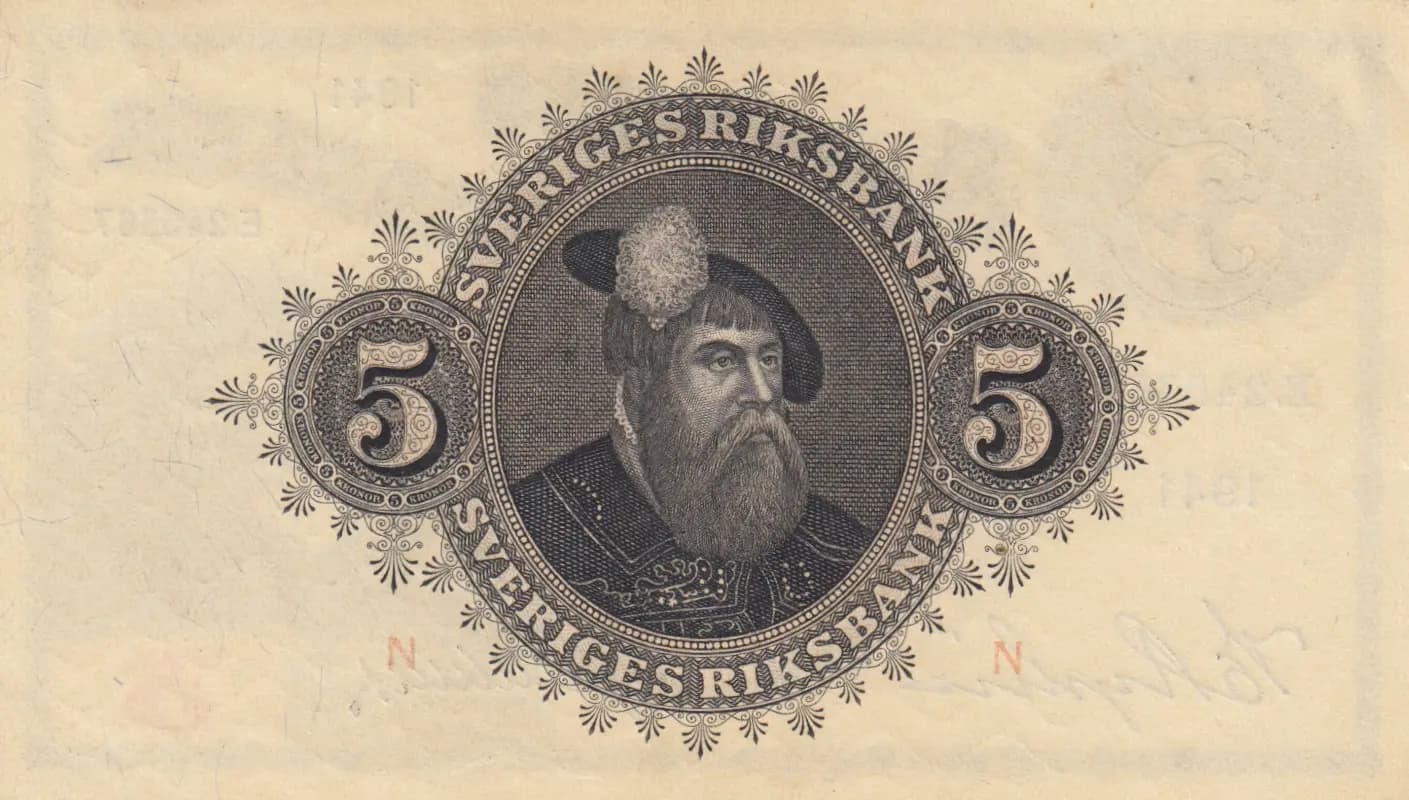 5 kronor 1941 from Sweden, P-33x (1941) — image 2