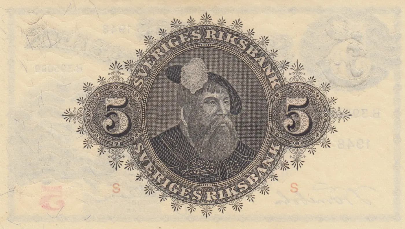 5 kronor 1948 from Sweden, P-33ae(1) (1948) — image 2