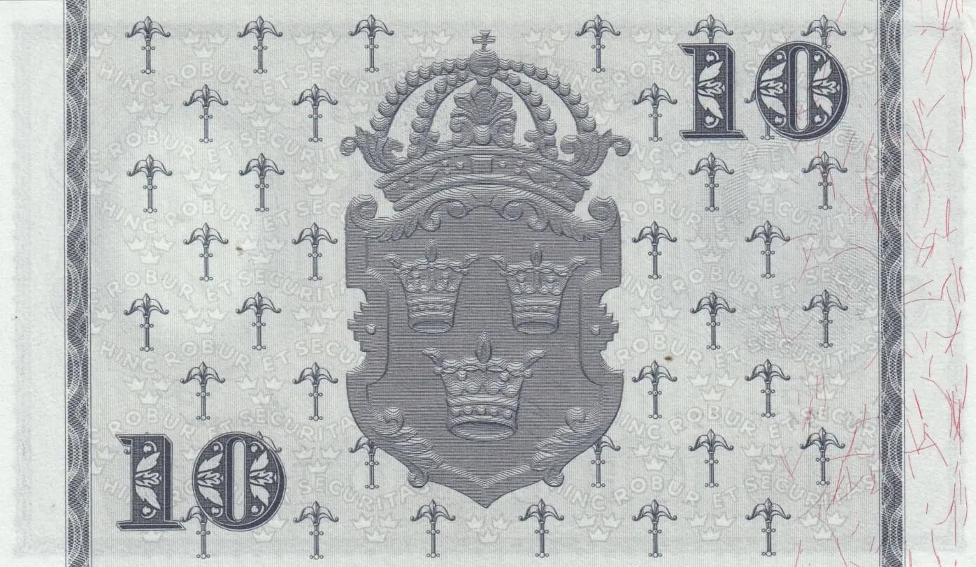 10 kronor 1958 from Sweden, P-43f (1958) — image 2