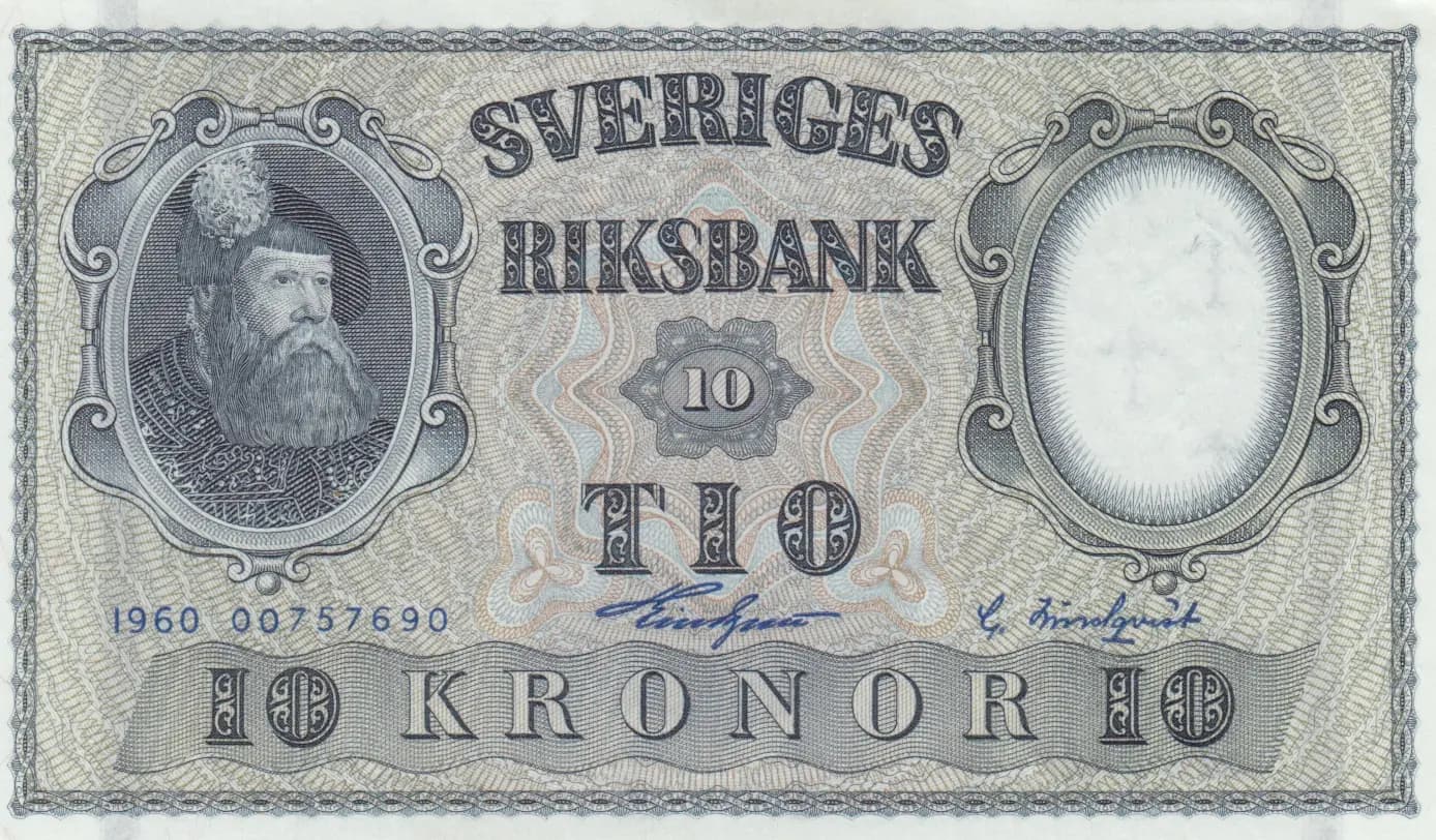 10 kronor 1960 from Sweden, P-43h (1960) — image 1