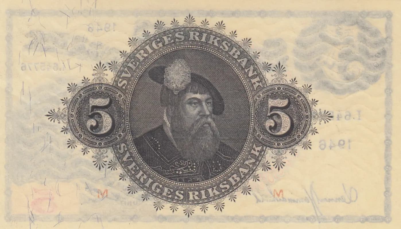 5 kronor 1946 from Sweden, P-33ac (1946) — image 2