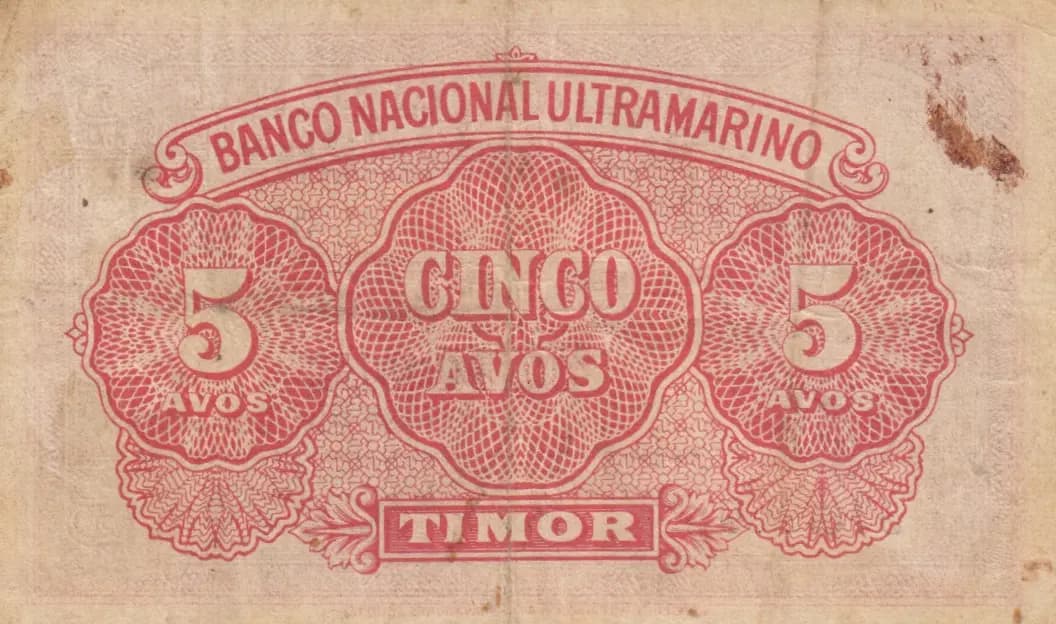 5 avos 1940 from Timor, P-12 (1940) — image 2