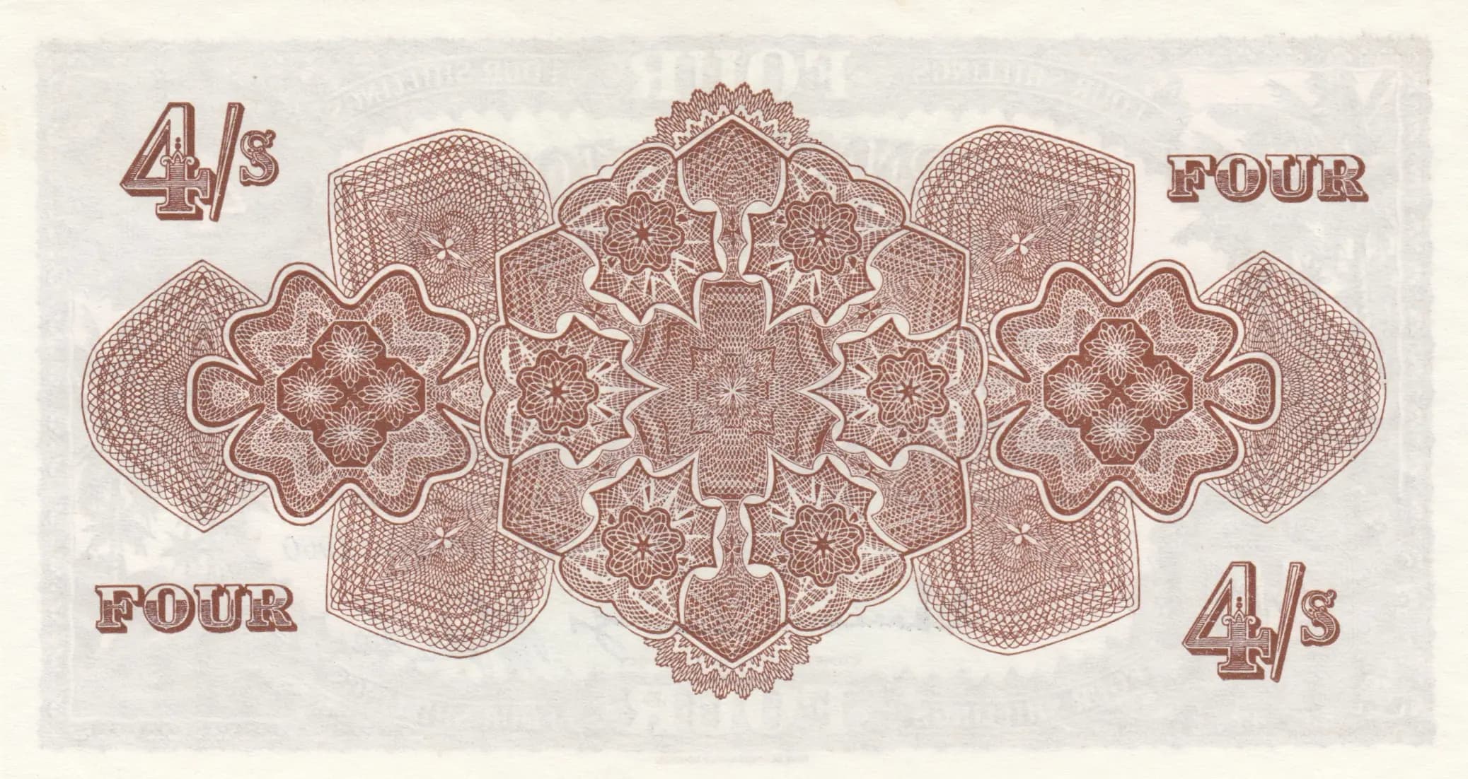 4 shillings 1960 from Tonga, P-9d (1960) — image 2