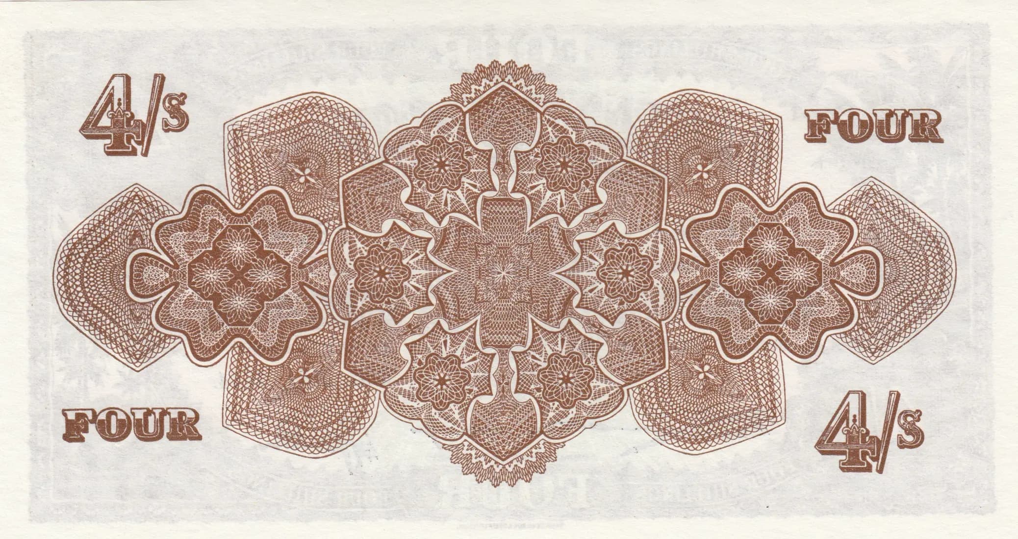 4 shillings 1964 from Tonga, P-9d (1964) — image 2